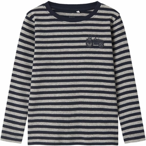 Anti Pilling Surface Stretchy Cloth Name It Dark Sapphire Tractor Villy Slim Blouse