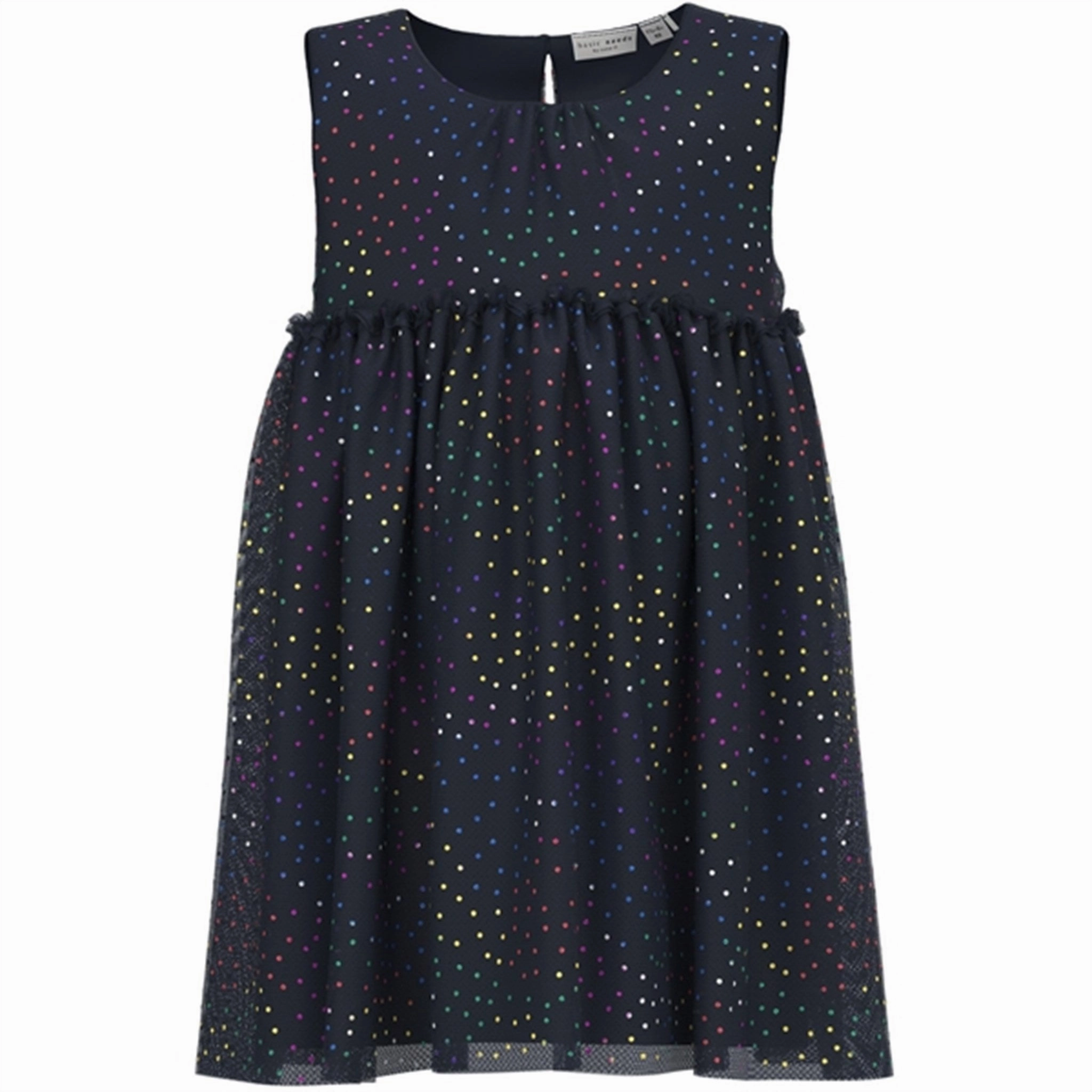 Name it Dark Sapphire Vaboss Dots Spencer Dress Subtle Charm