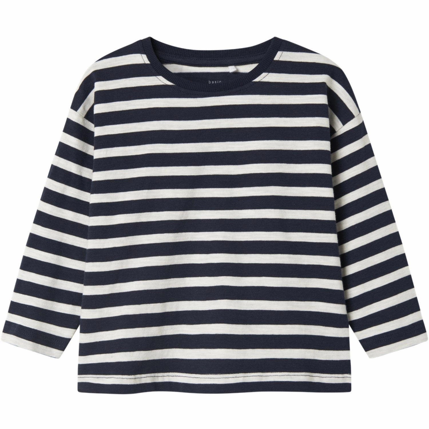 Name It Dark Sapphire Vaksel Blouse crew neck Tuckable Hem