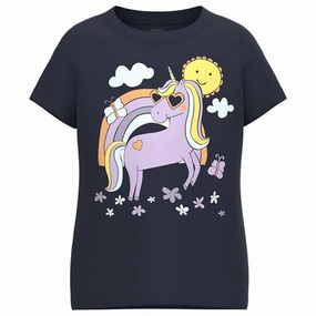 Name it Dark Sapphire Veen T-Shirt Cycling endurance