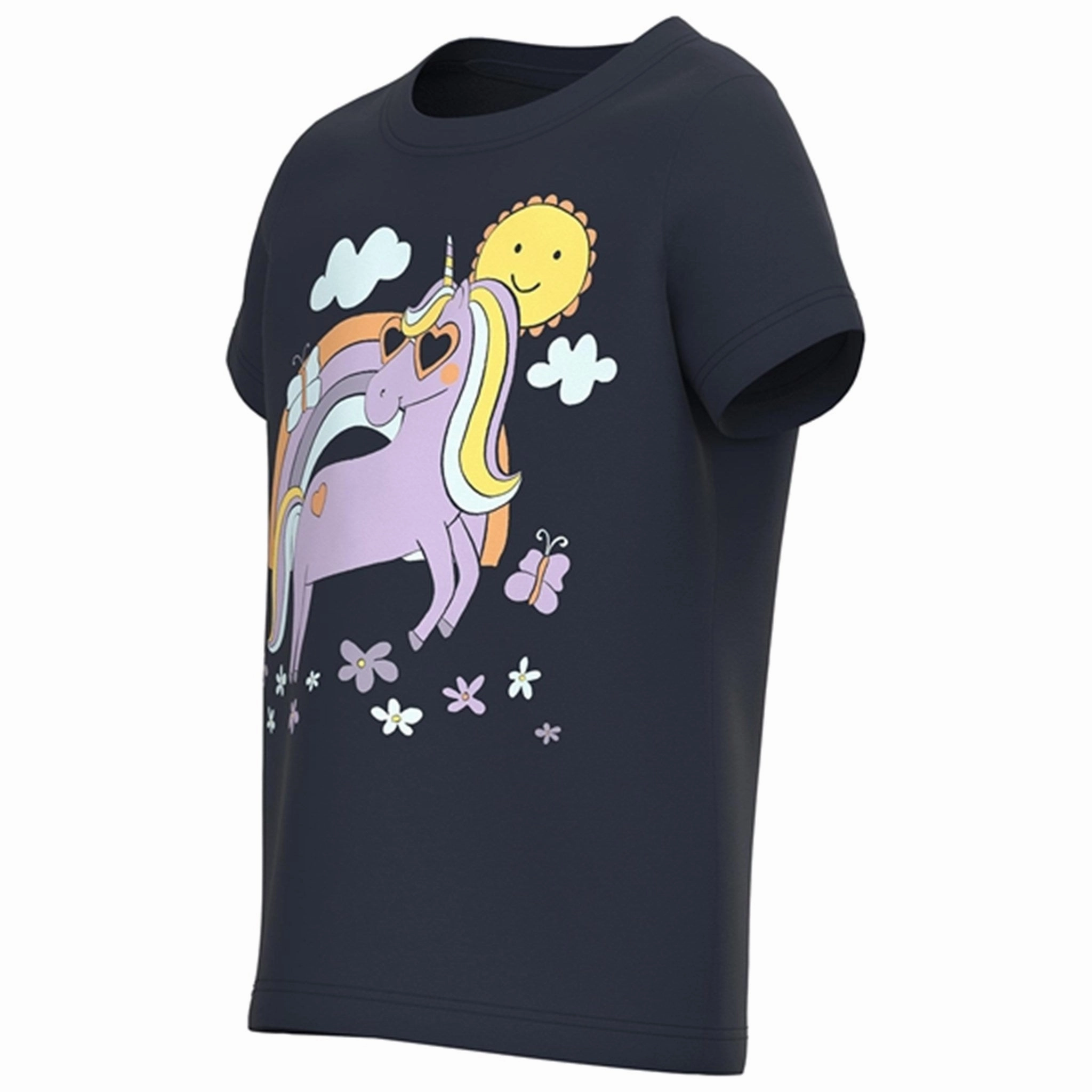 Name it Dark Sapphire Veen T-Shirt Stylish Details Versatile Apparel