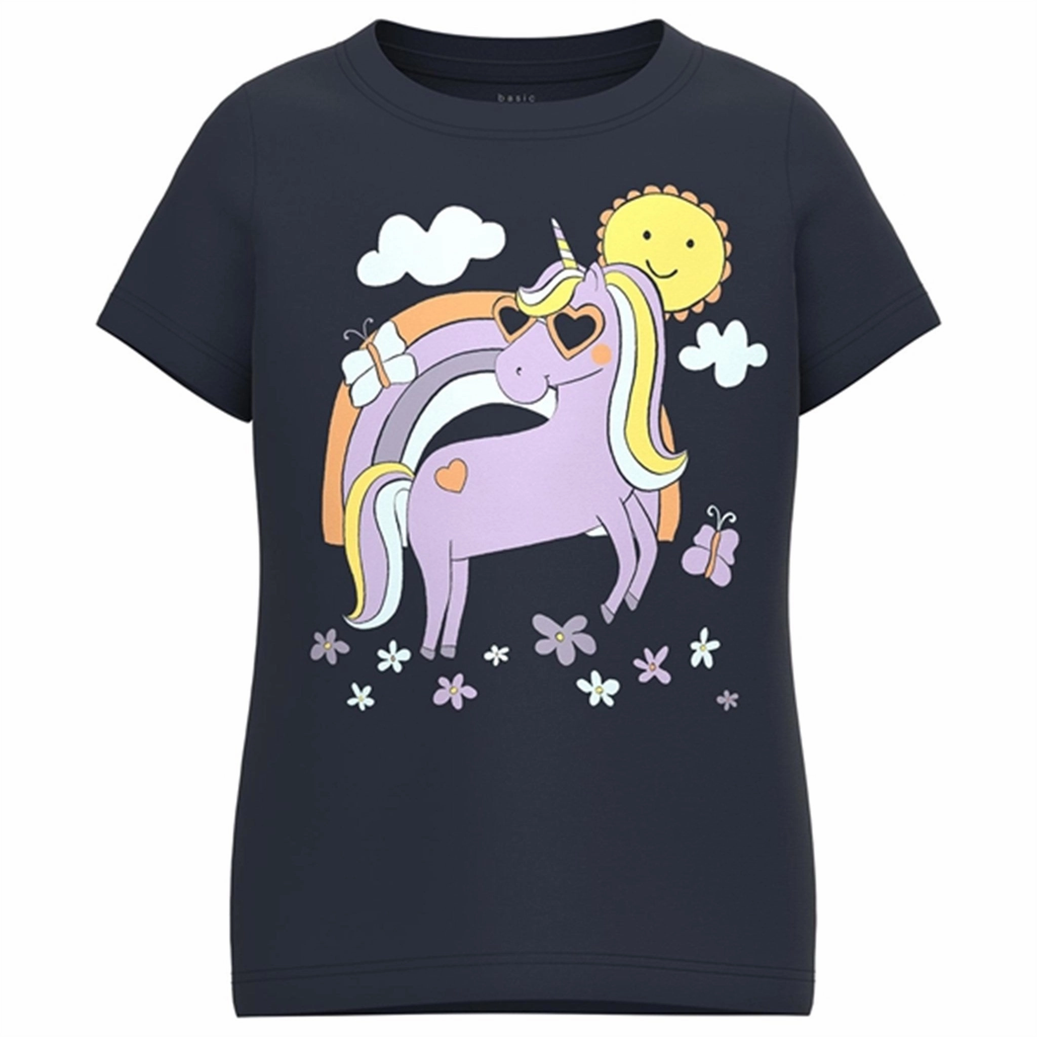 Classic Wearable Breathable Material Name it Dark Sapphire Veen T-Shirt