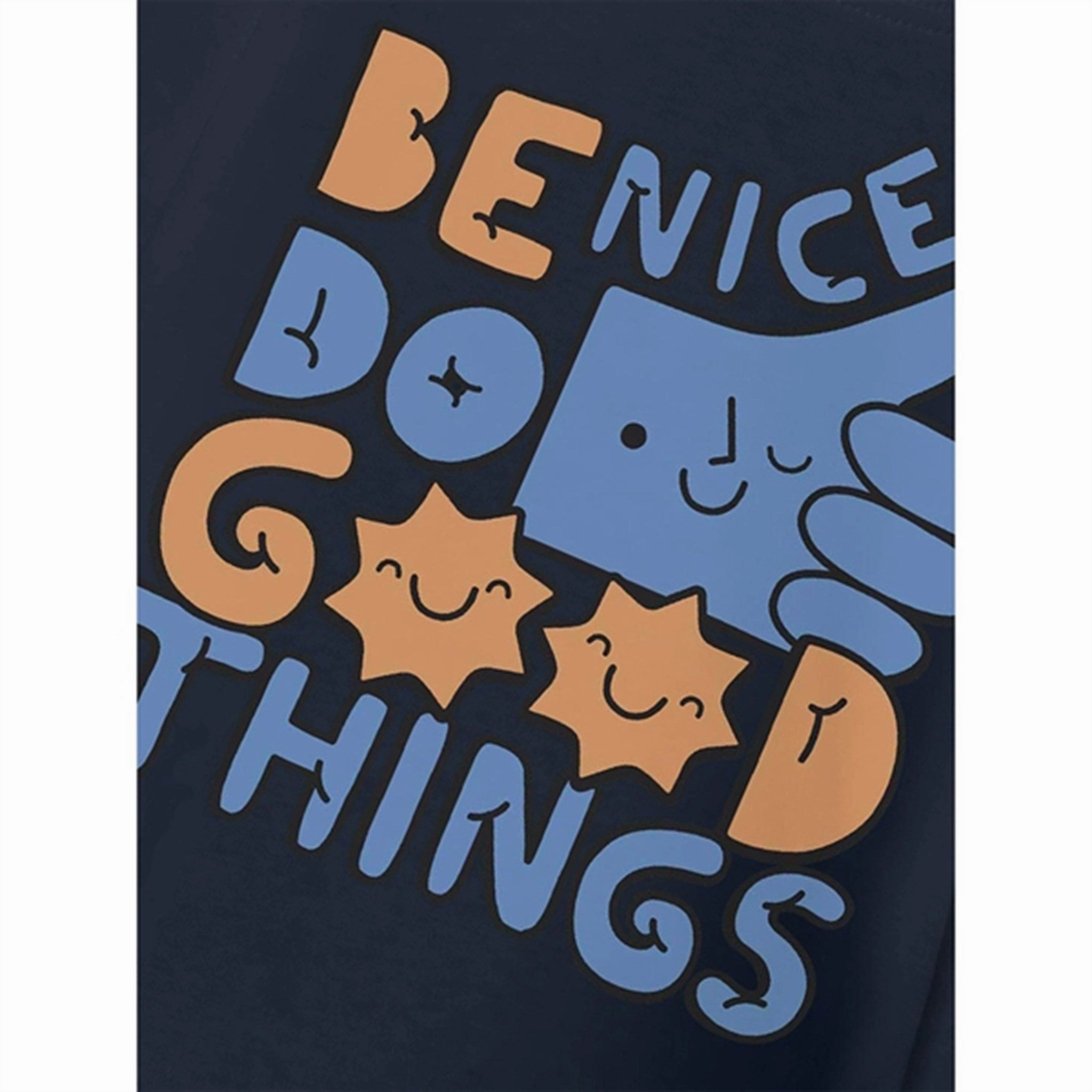 Wrinkle Resistant Material Casual Layering Wear Name it Dark Sapphire Vogna Loose T-Shirt