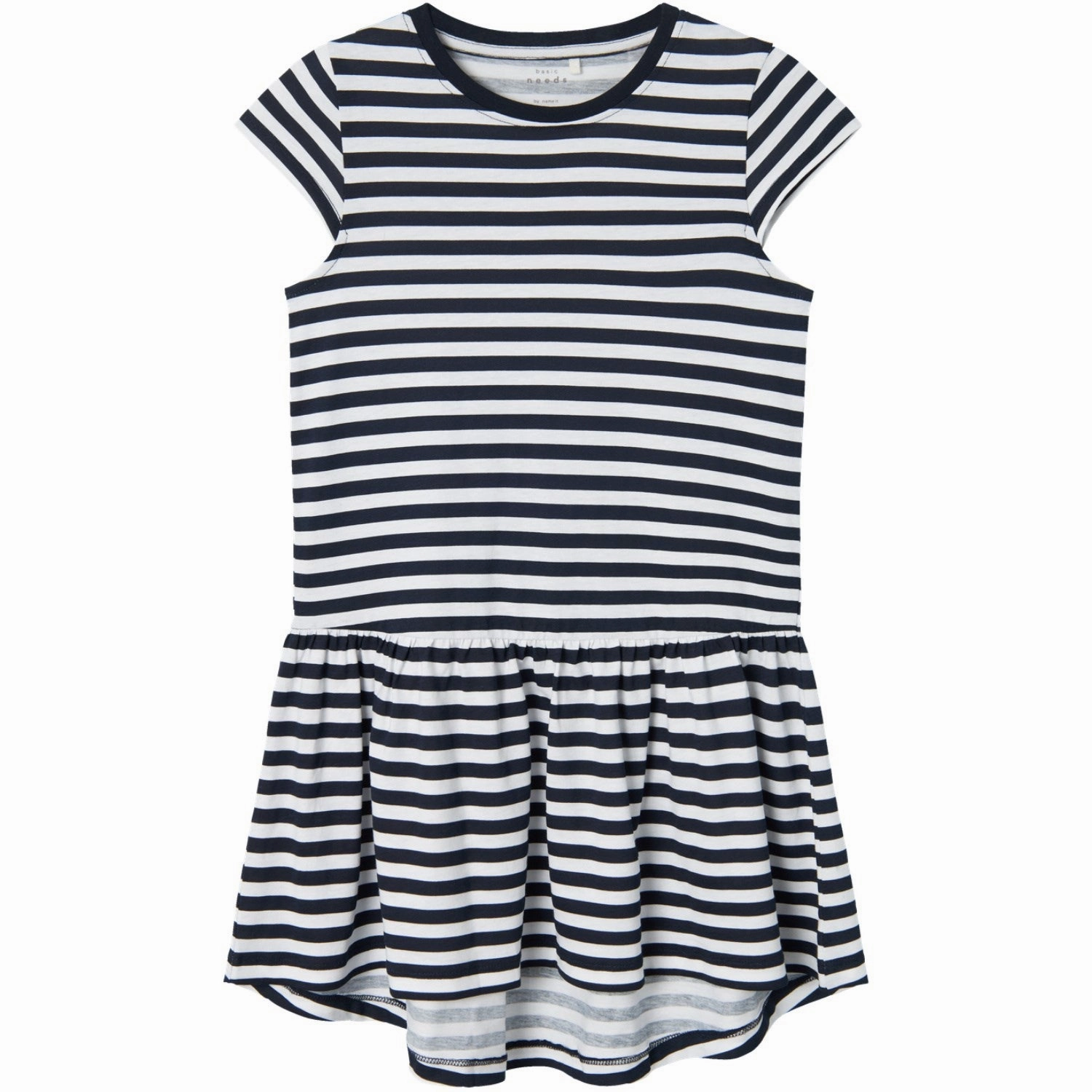 Name It Dark Sapphire White Vigga Capsl Dress Natural Aesthetic