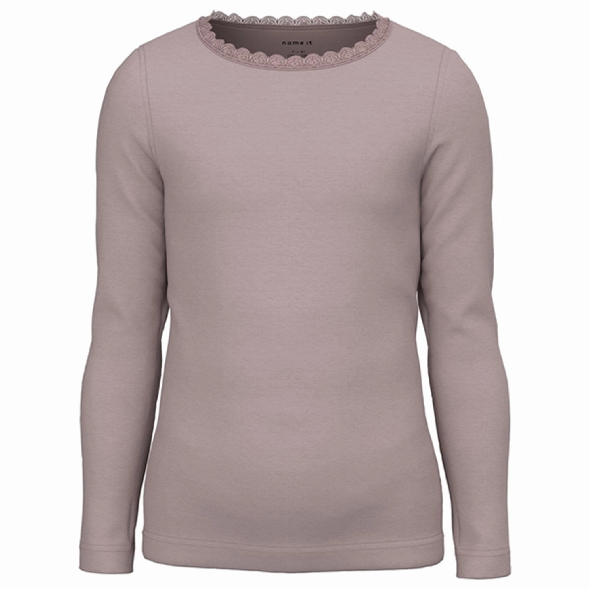 Name it Deauville Mauve Kab Noos Blouse Double Stitched Seams Modern Look