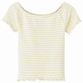 Travel convenience Name it Double Cream Jamy Slim Off-shoulder Top