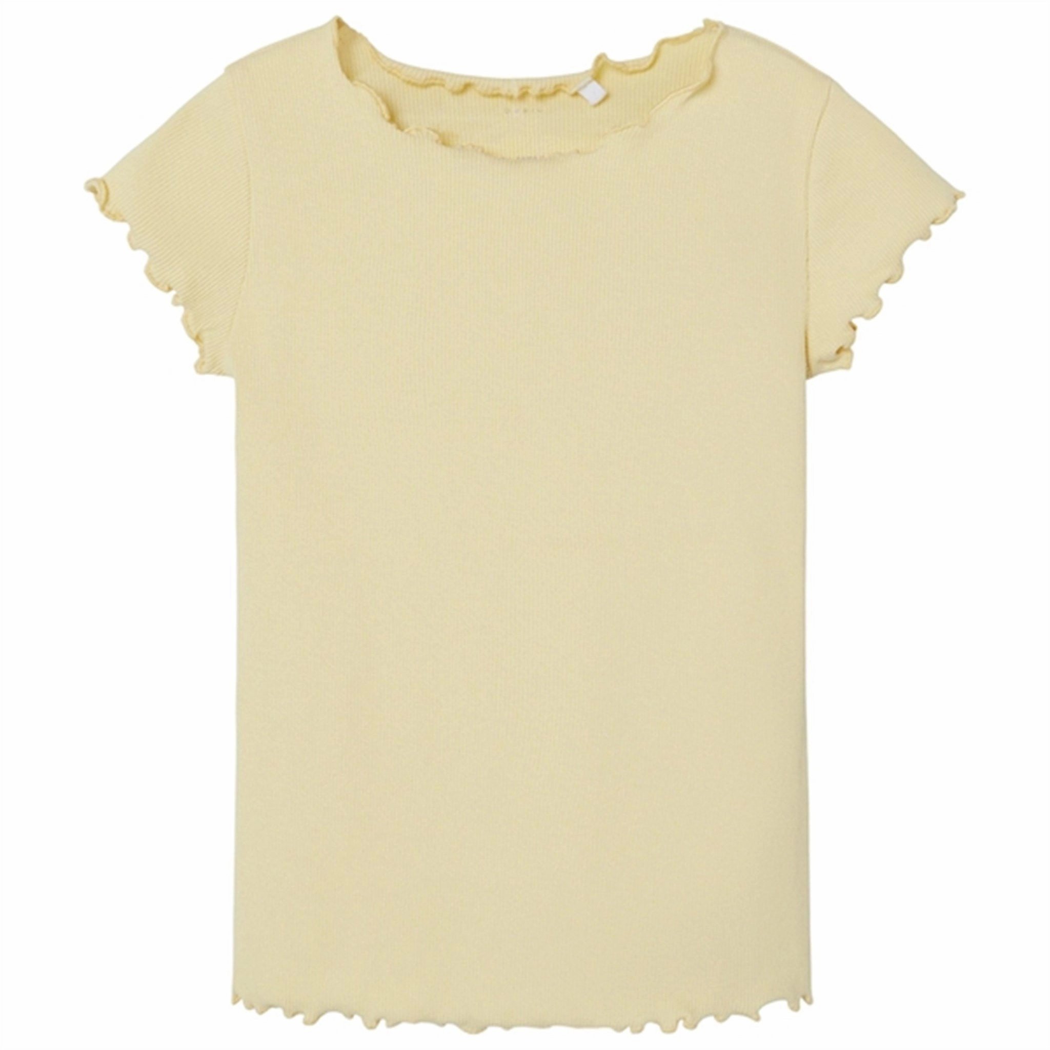 Name it Double Cream Vemma Solid Slim T-Shirt Job Interview Comfortable texture