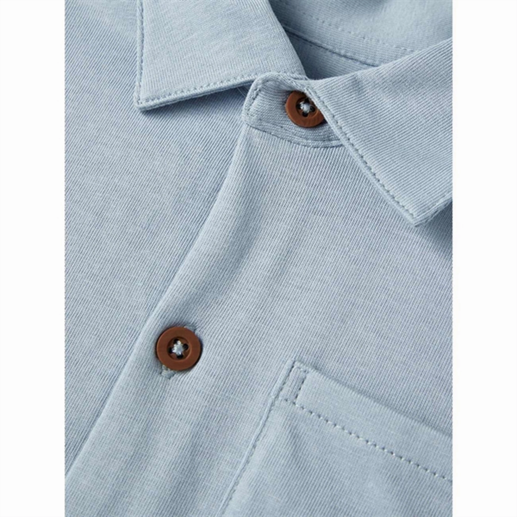 Compact Fold Design Name it Dusty Blue Folke Jersey Shirt