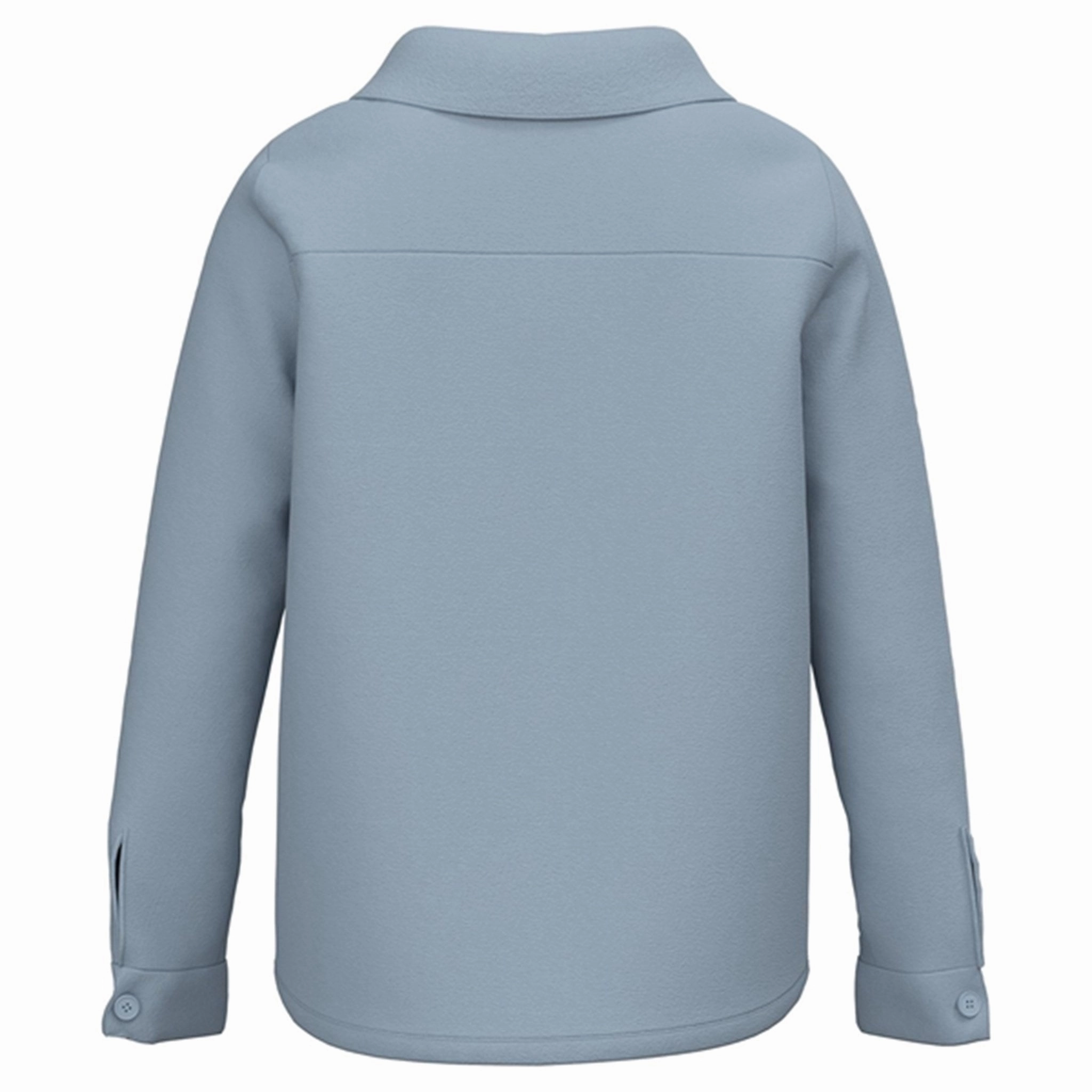 Name it Dusty Blue Folke Jersey Shirt Winter Layering High-End Finish