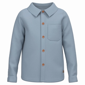 Bold Pattern Name it Dusty Blue Folke Jersey Shirt