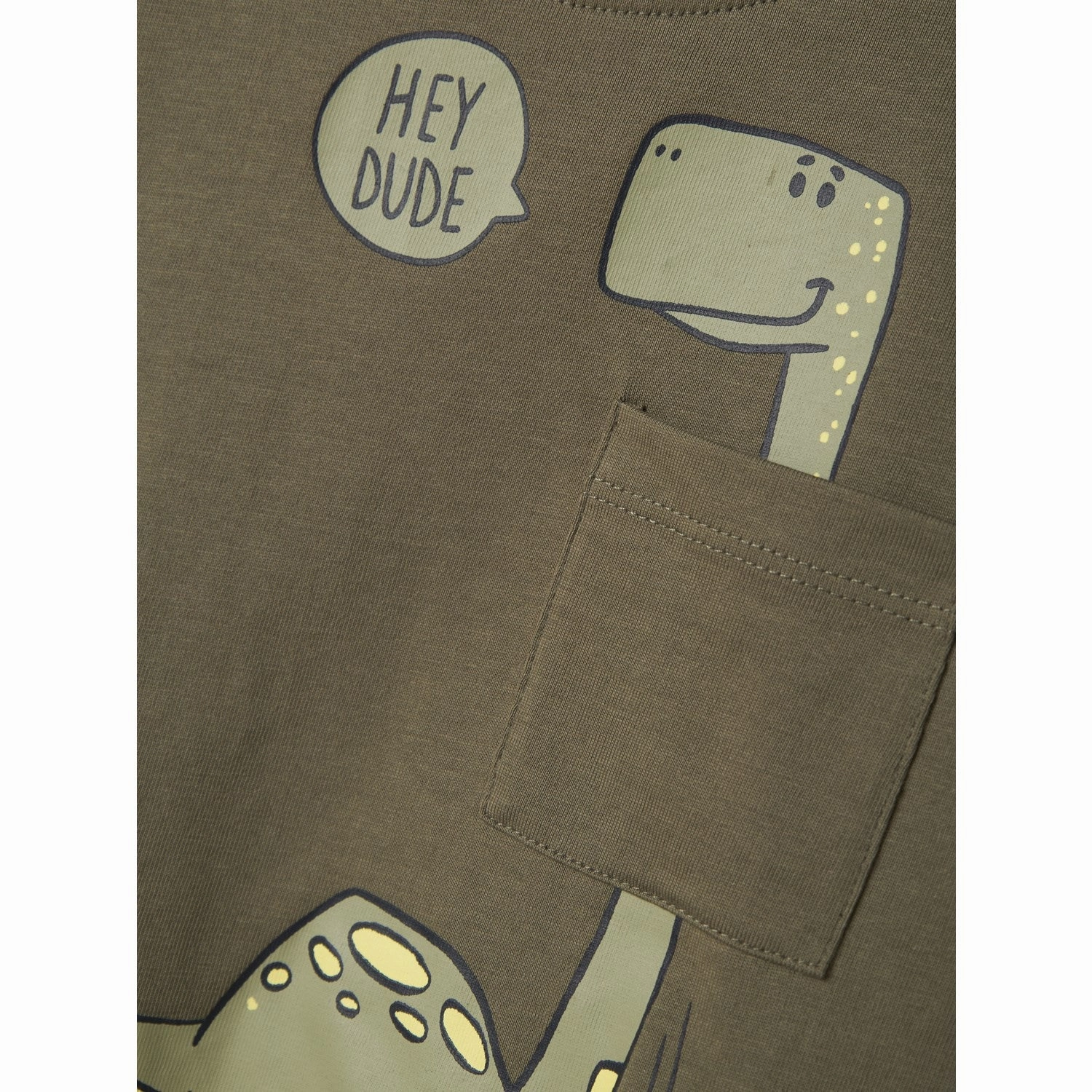 Name It Dusty Olive Brontosaurus Vilian Blouse quick dry