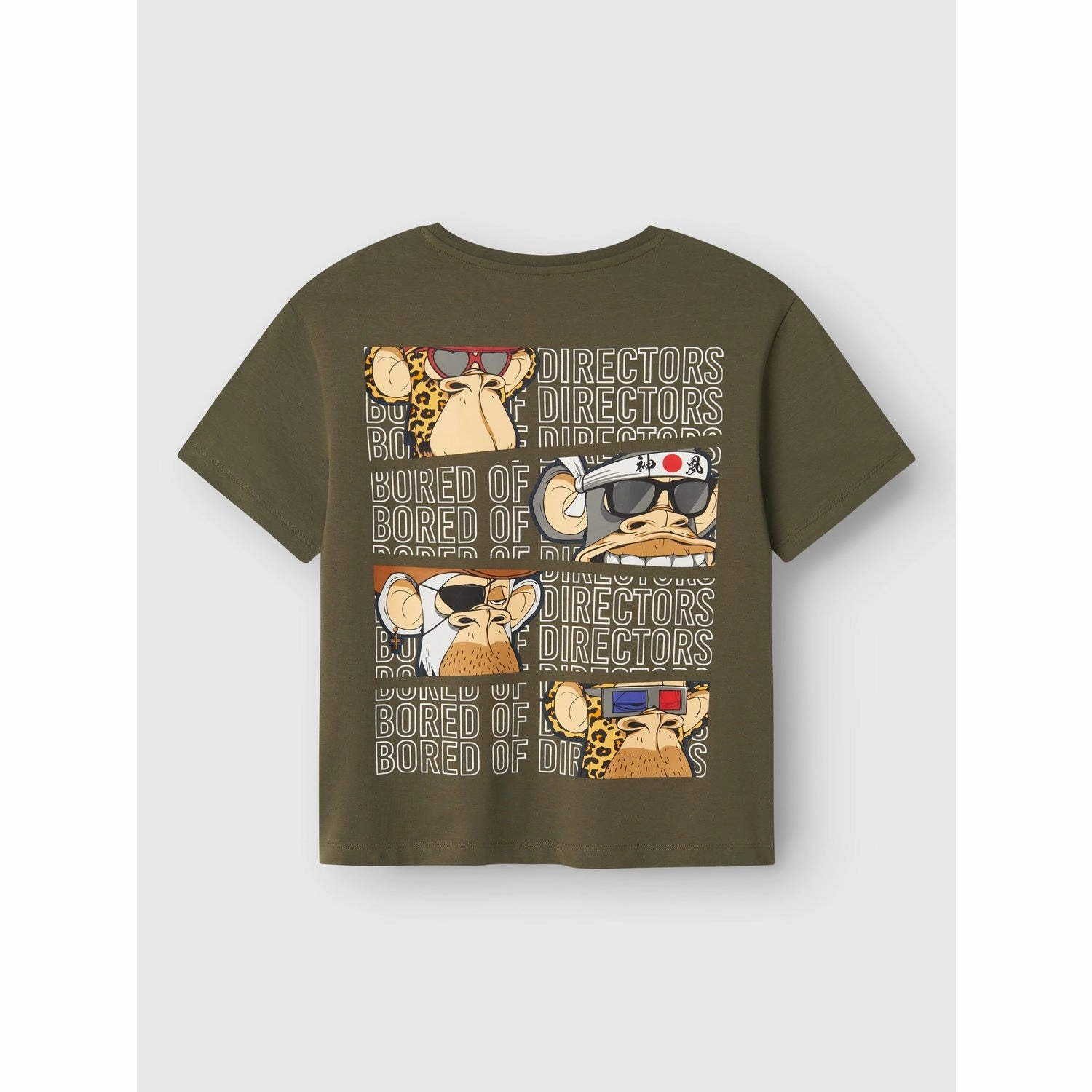 Urban Style Trend Name It Dusty Olive Dyn Bored Of Directors Regular T-Shirt