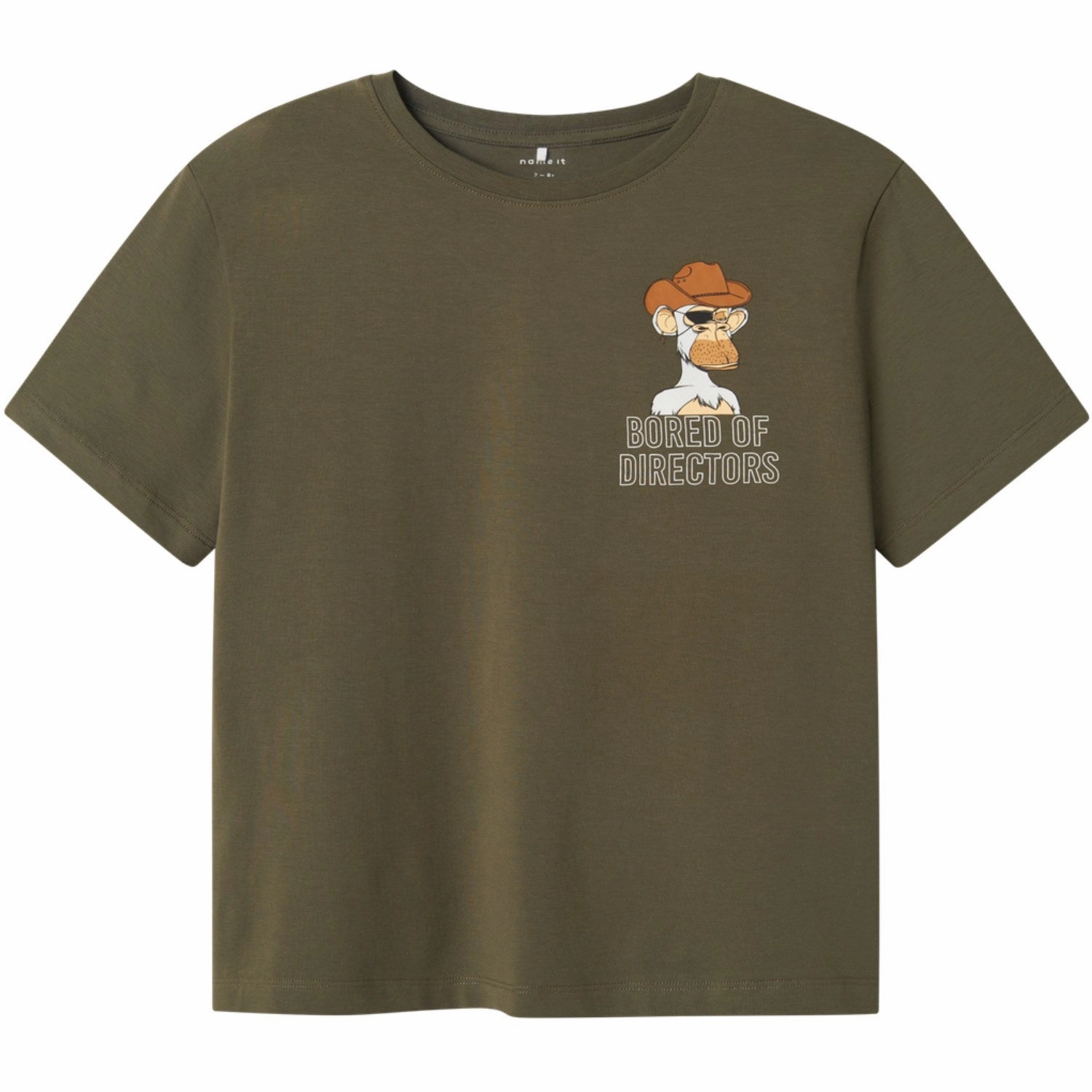 Name It Dusty Olive Dyn Bored Of Directors Regular T-Shirt Cozy Vibe Wear