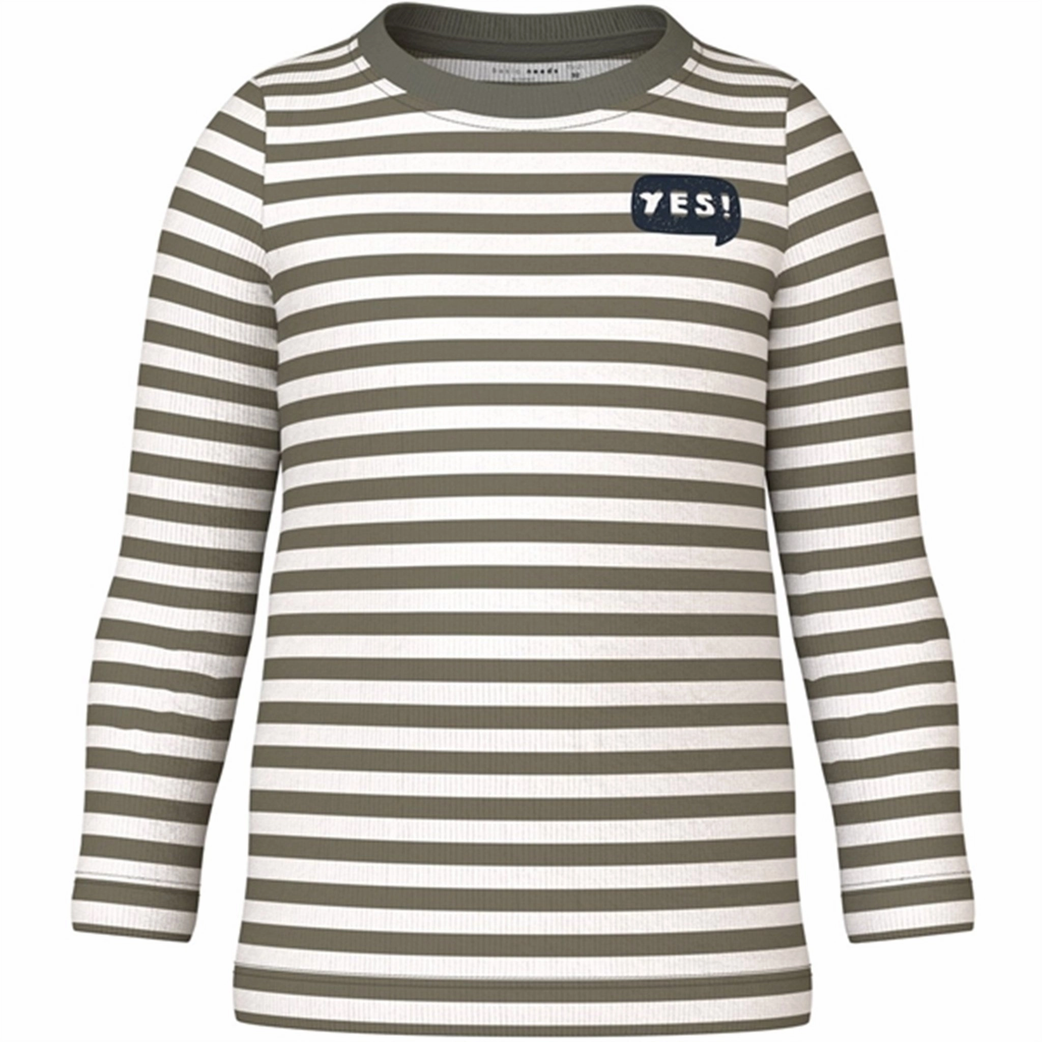 Unisex Option Smooth Texture Name it Dusty Olive Villy Slim Blouse