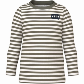 Non Restrictive Fit Name it Dusty Olive Villy Slim Blouse