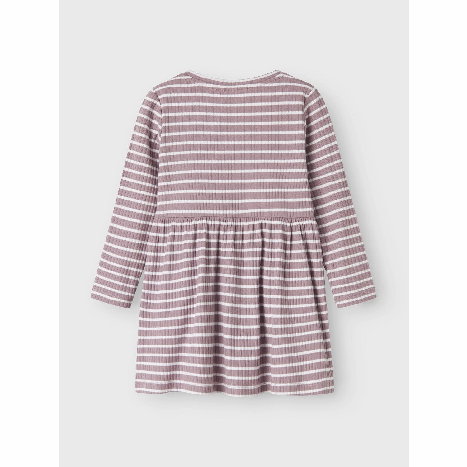 Name It Elderberry Bright White Vemma Dress Sleek long-sleeve dress Flow Friendly