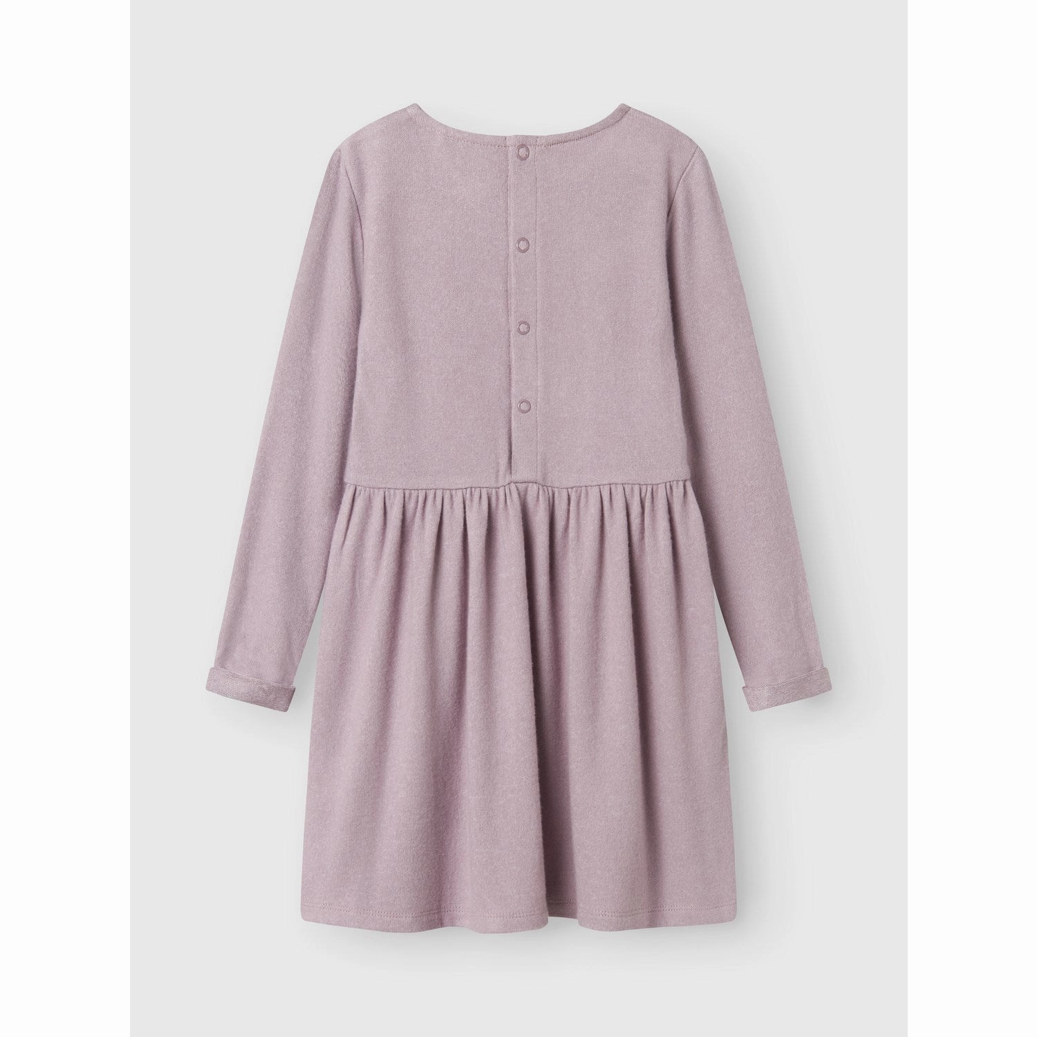 French Vibe Peplum-Style Name It Elderberry Single Dyed Taytum Dress