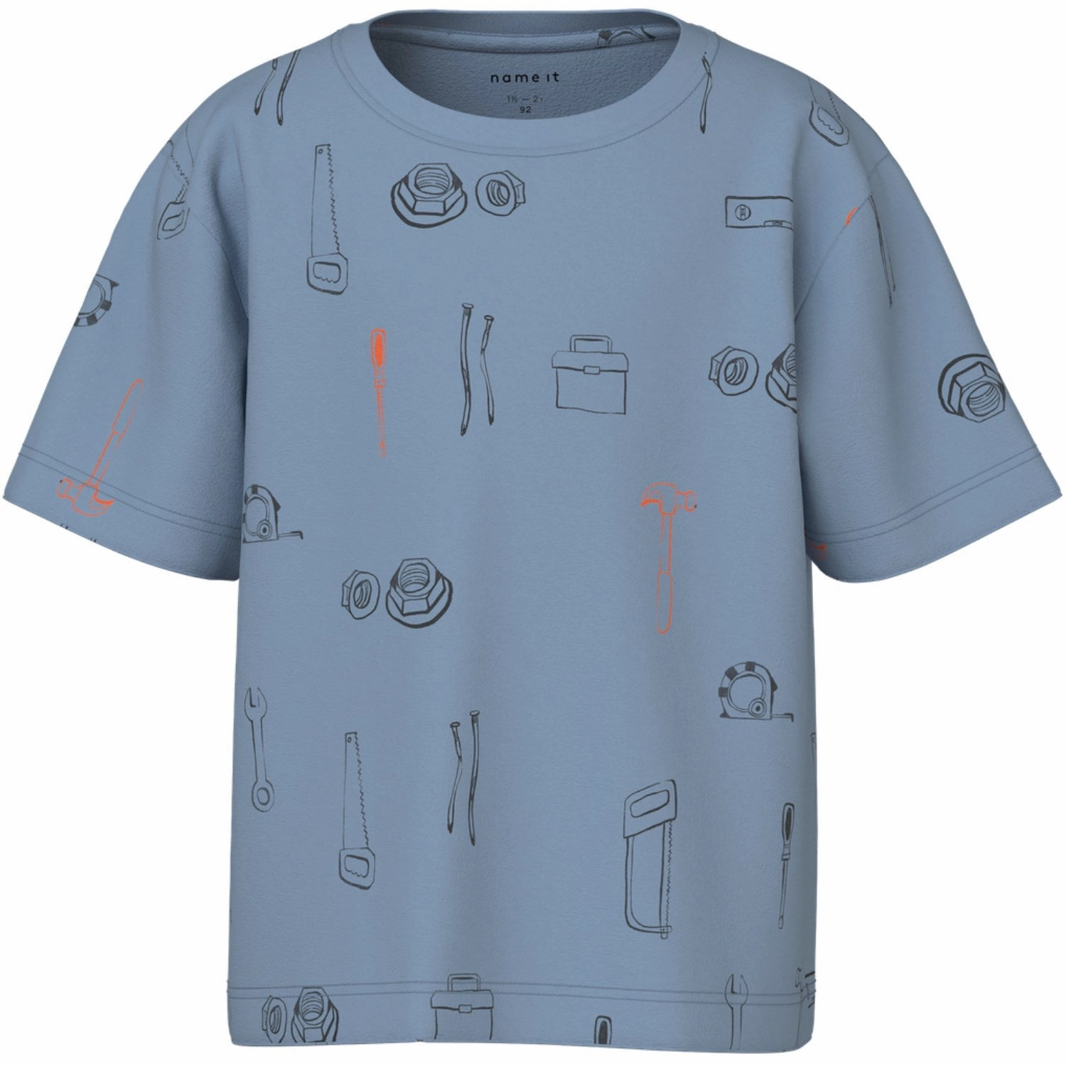 hypoallergenic Name It Faded Denim Huxi Regular T-Shirt