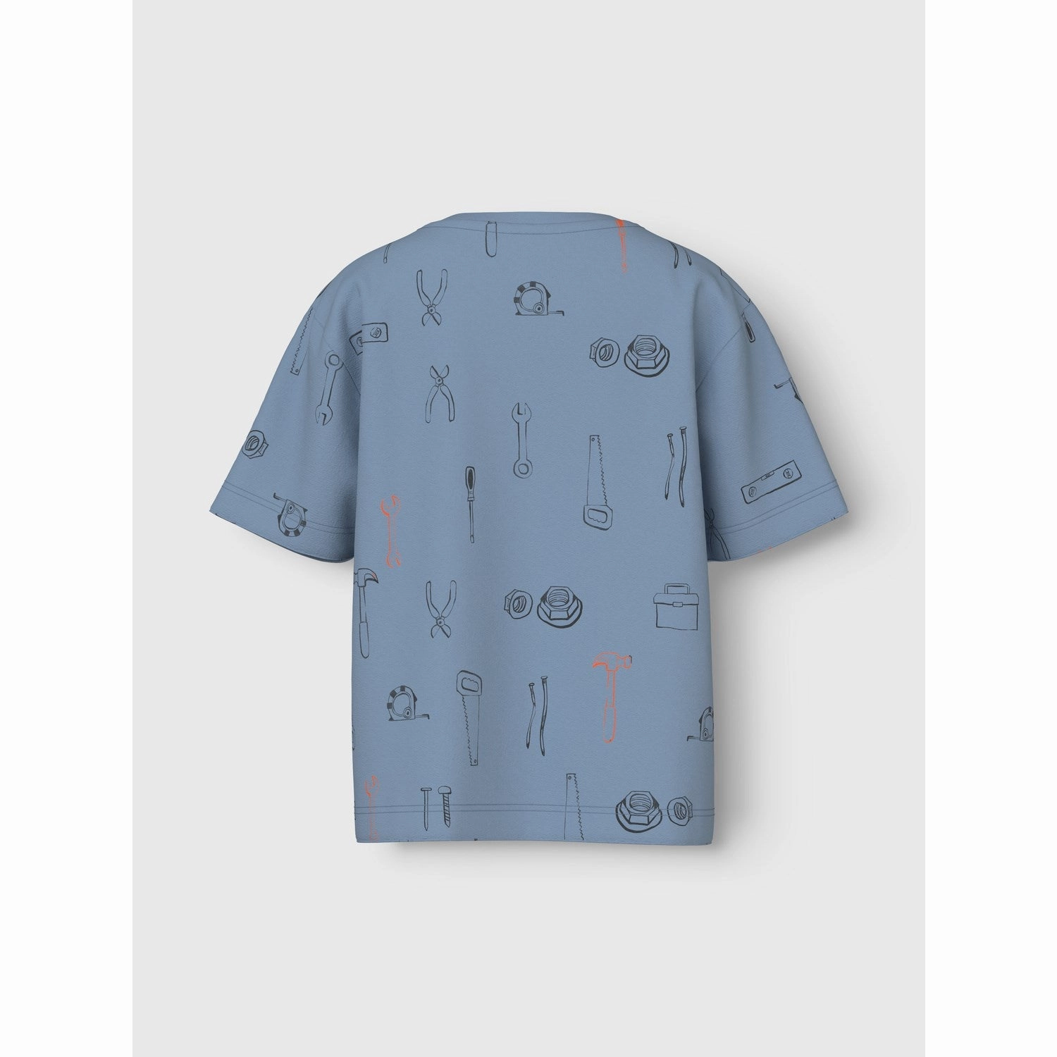 safe for skin Minimalist Layer Name It Faded Denim Huxi Regular T-Shirt