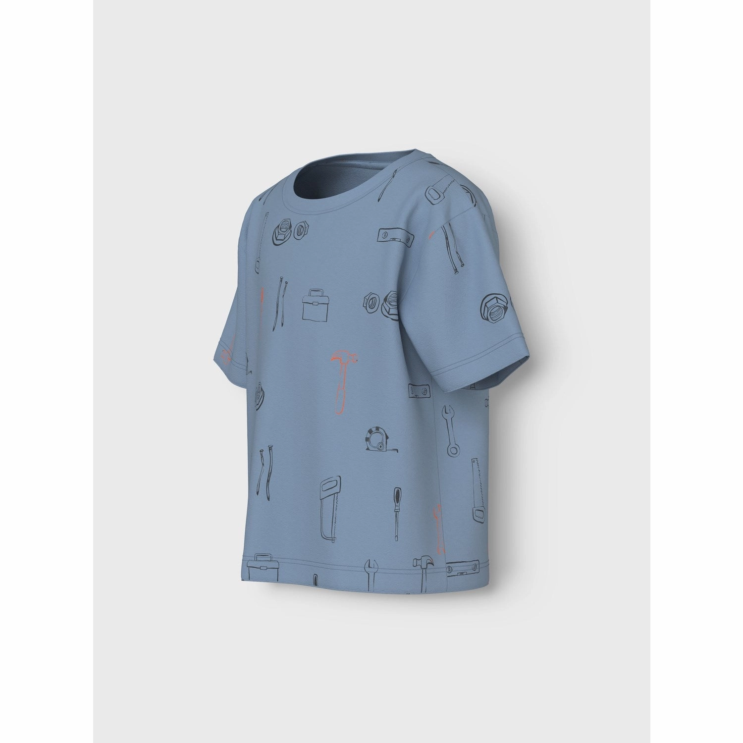 Name It Faded Denim Huxi Regular T-Shirt Cozy and Light Classic Color