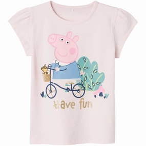 ComfortOptimizedConstruction EasyCareFinish Name It Festival Bloom Jasmine Peppa Pig T-Shirt