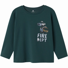 Vintage Style Name It Forest Biome Drew Regular Blouse