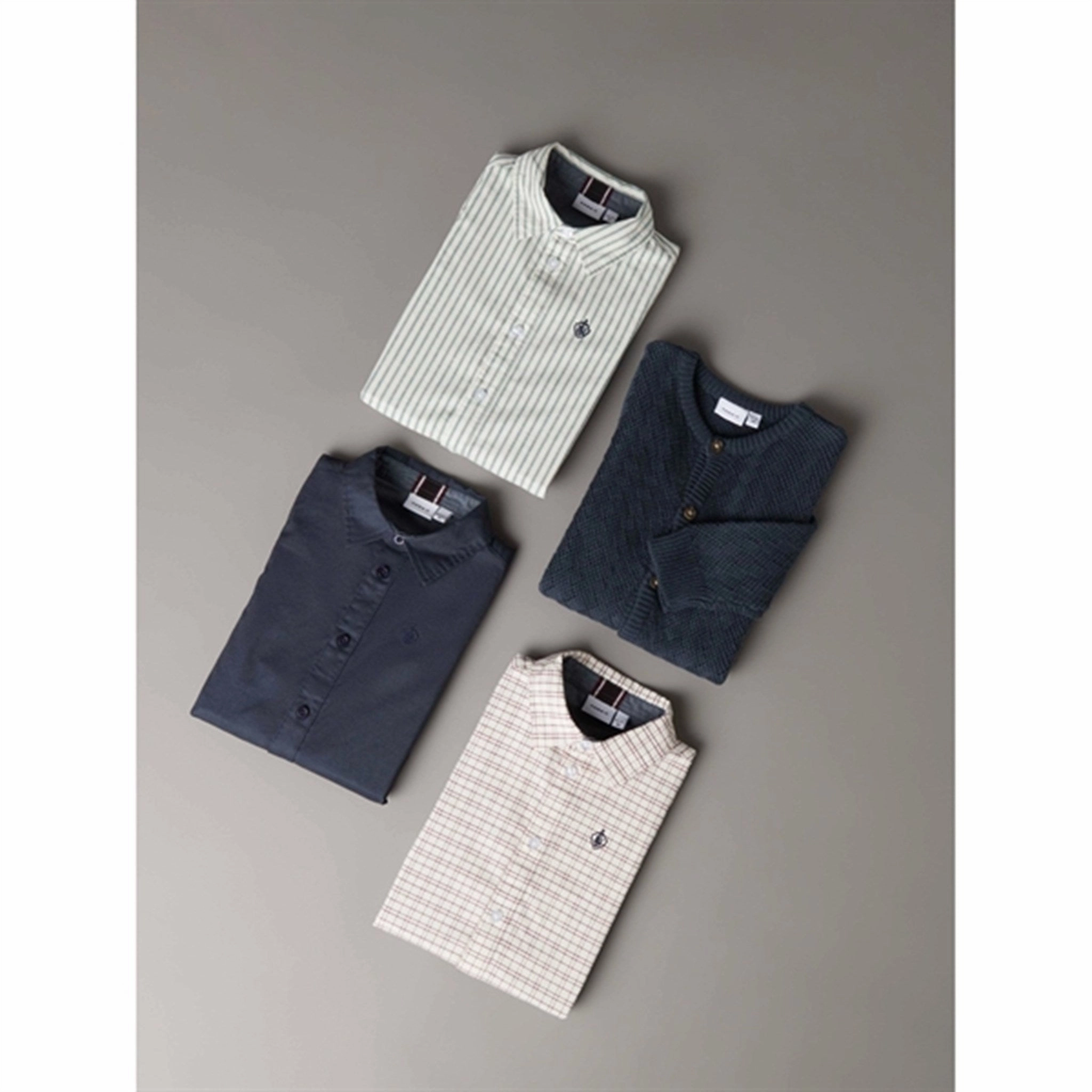 Name it Forest Biome Rekid Shirt Reinforced Collar Contemporary Style