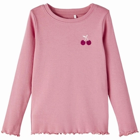 Floral Motif Soft Texture Name it Foxglove Tany Blouse