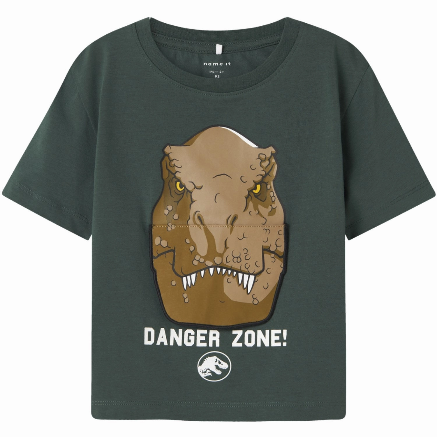 Name It Garden Topiary Nmmjogger Jurassic Nreg Ss Top Box Sky Anti Pilling Surface Sweat Absorbent