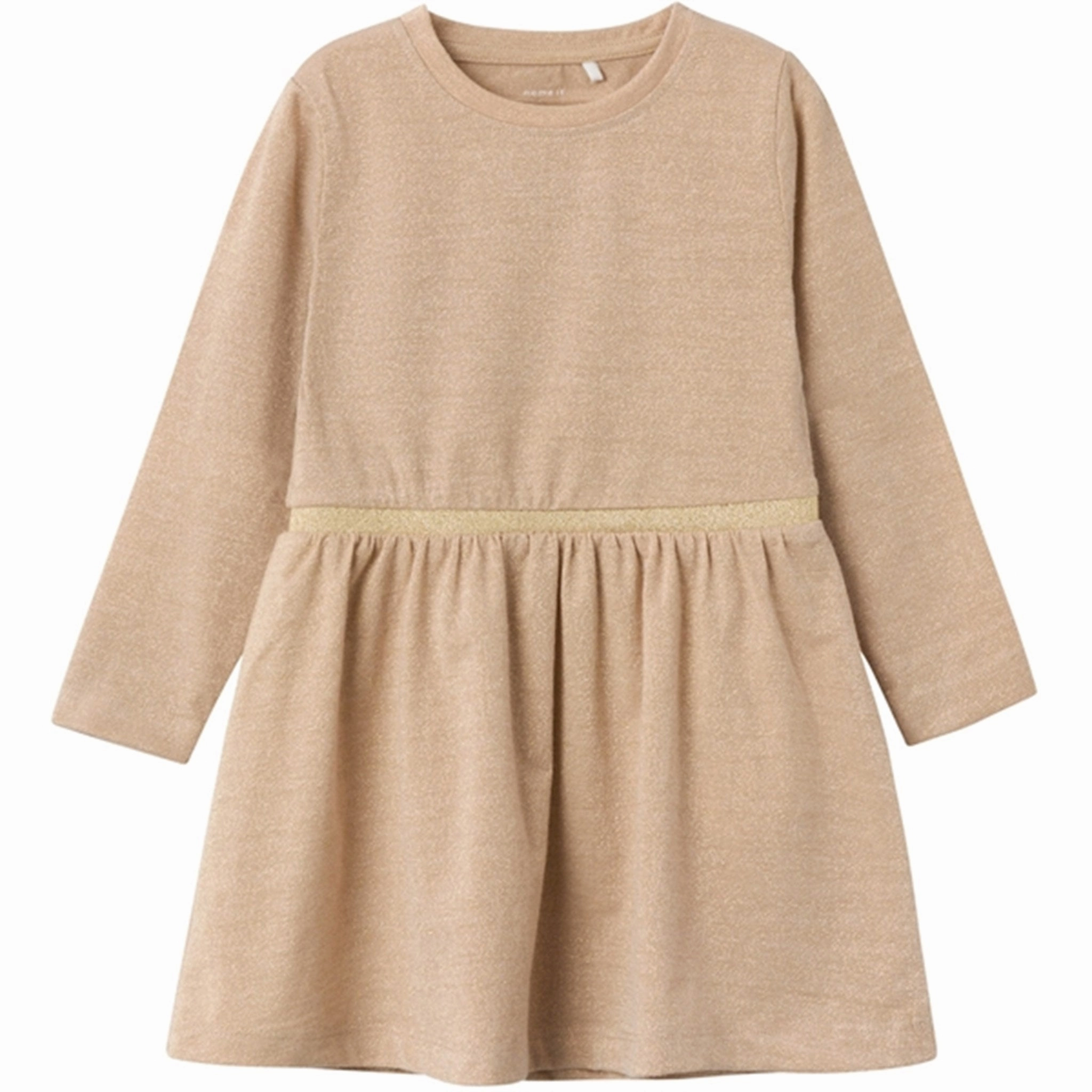 Name it Gilded Beige Sosanna Dress Organic-Fabric