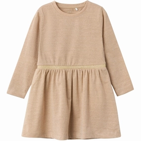 Name it Gilded Beige Sosanna Dress Organic-Fabric
