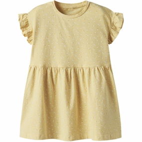 Wide Hemline Fresh Fit Name It Golden Haze Nmfjoane Ss Dress Pb
