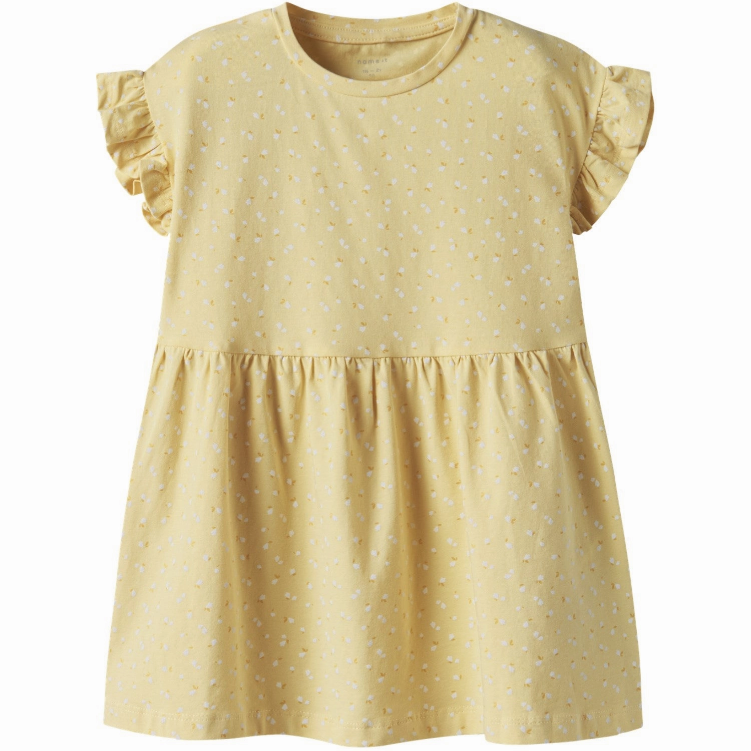 Wide Hemline Fresh Fit Name It Golden Haze Nmfjoane Ss Dress Pb