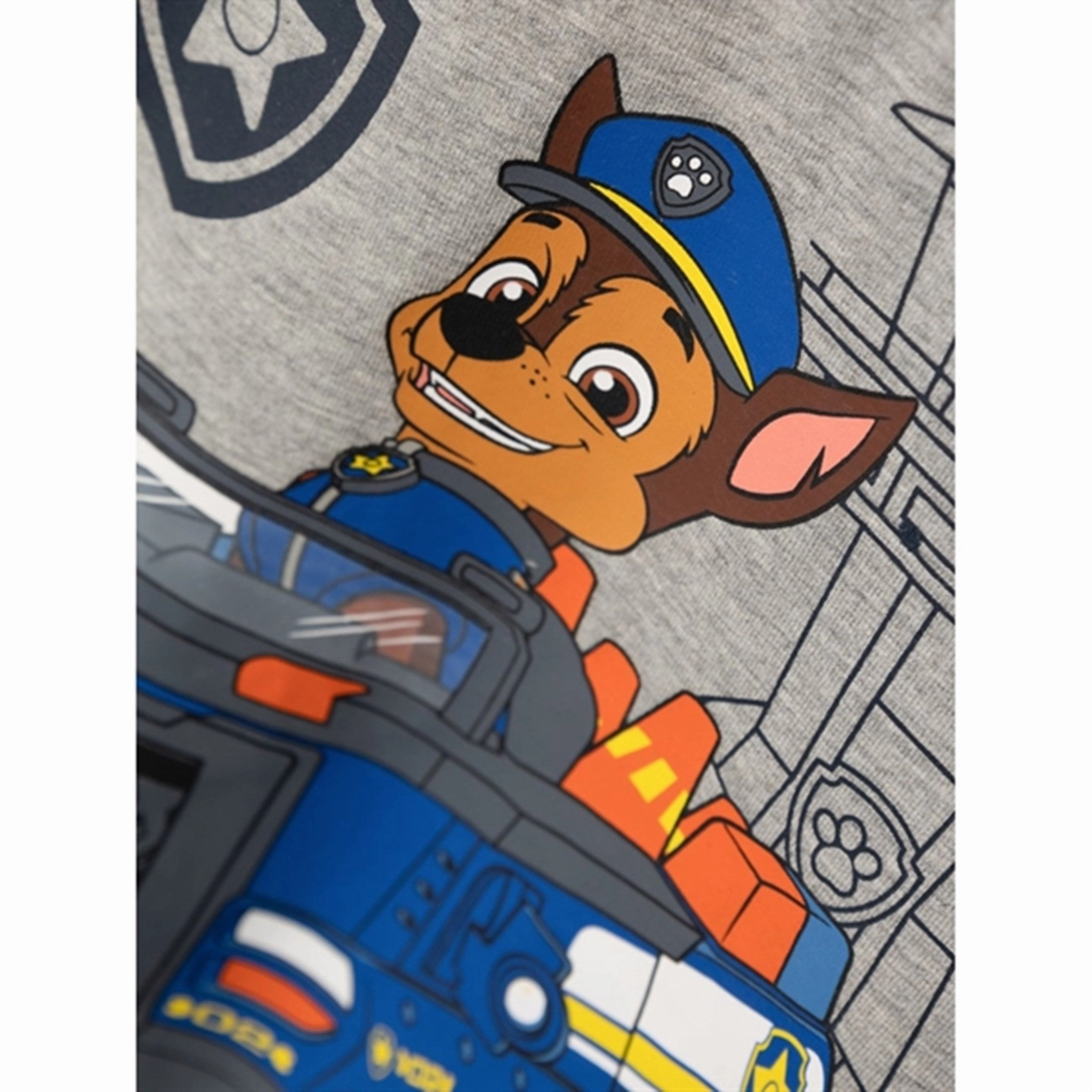 Name it Grey Melange Absalon Paw Patrol Blouse All Day Comfort Tech Layered Hemline