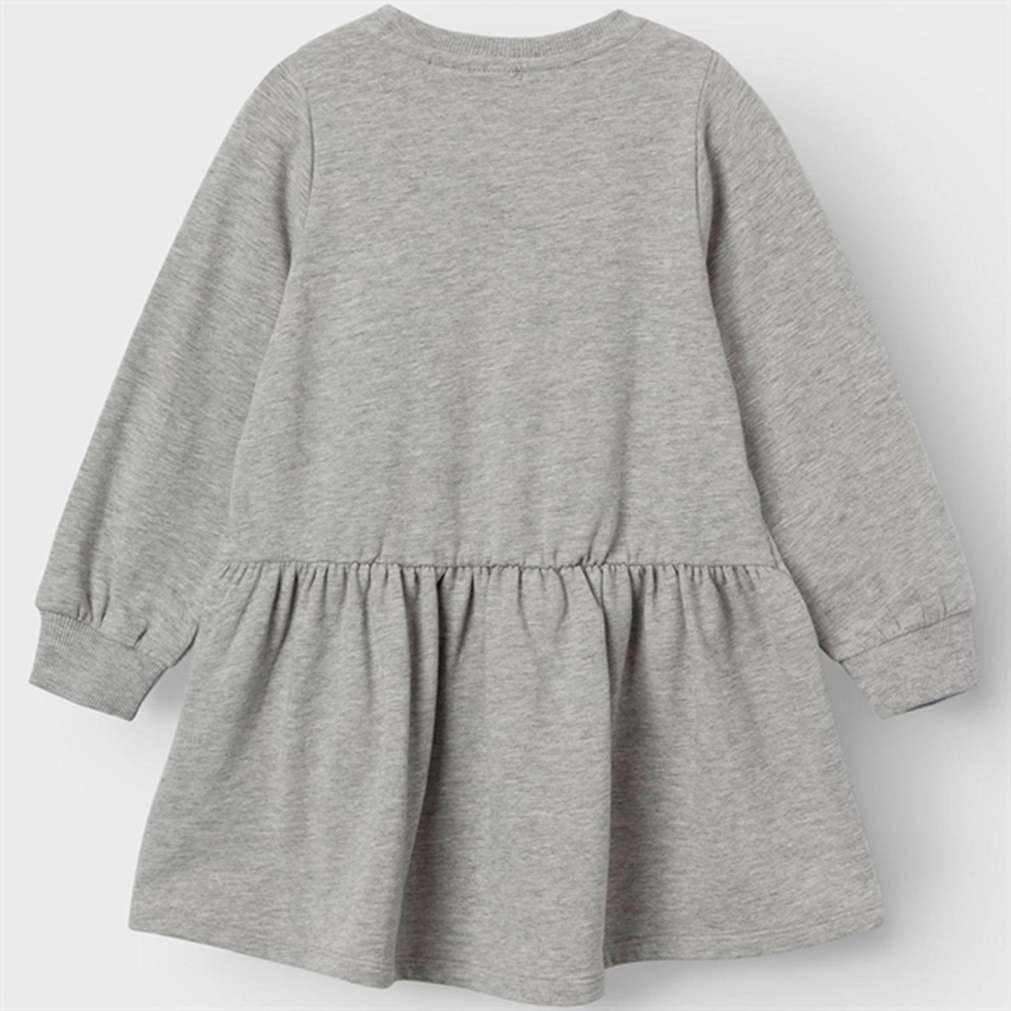 Name it Grey Melange Amma Gabby Sweat Dress Breathable