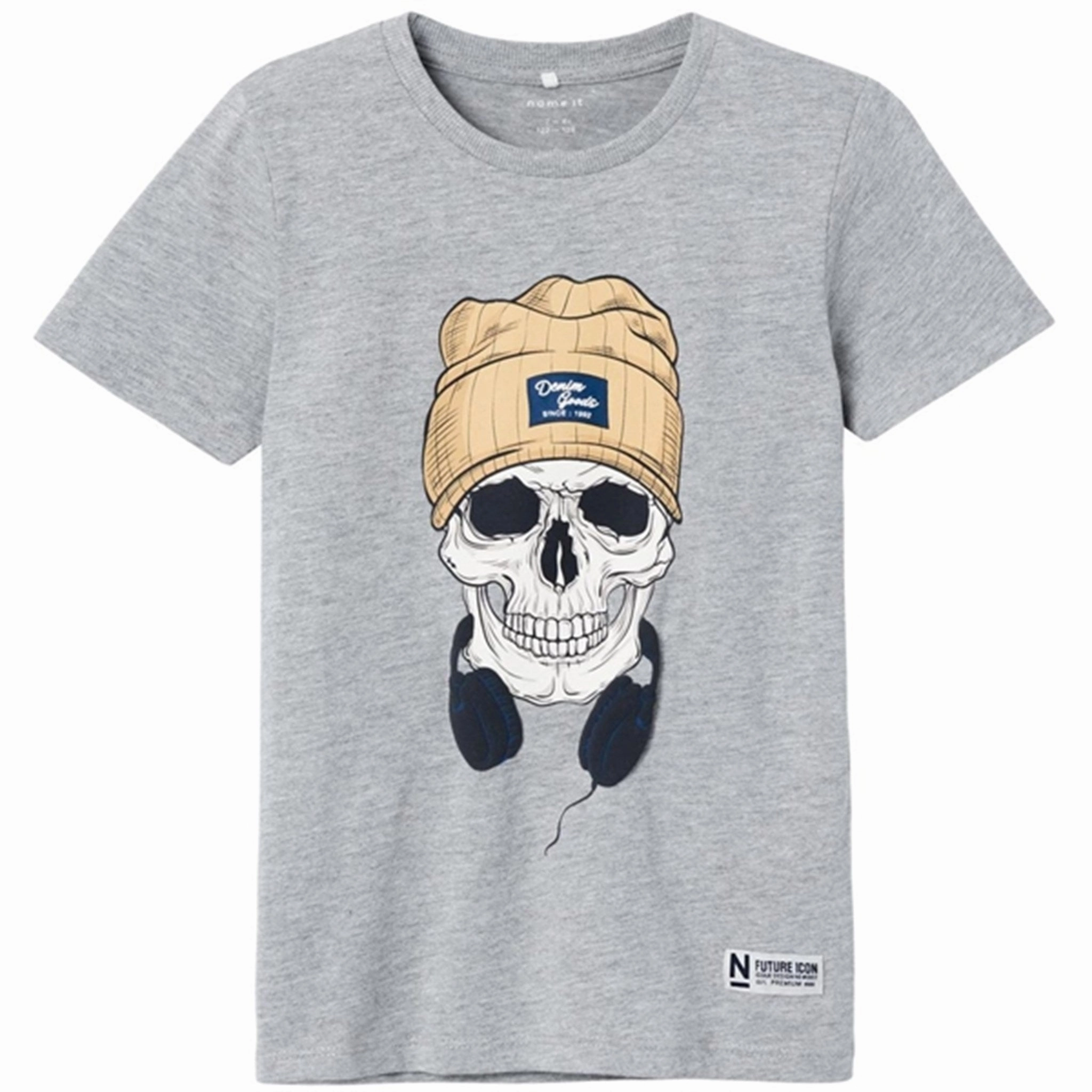 Name it Grey Melange Balukas T-Shirt Perfect For Relaxing Fashion-Forward Fit