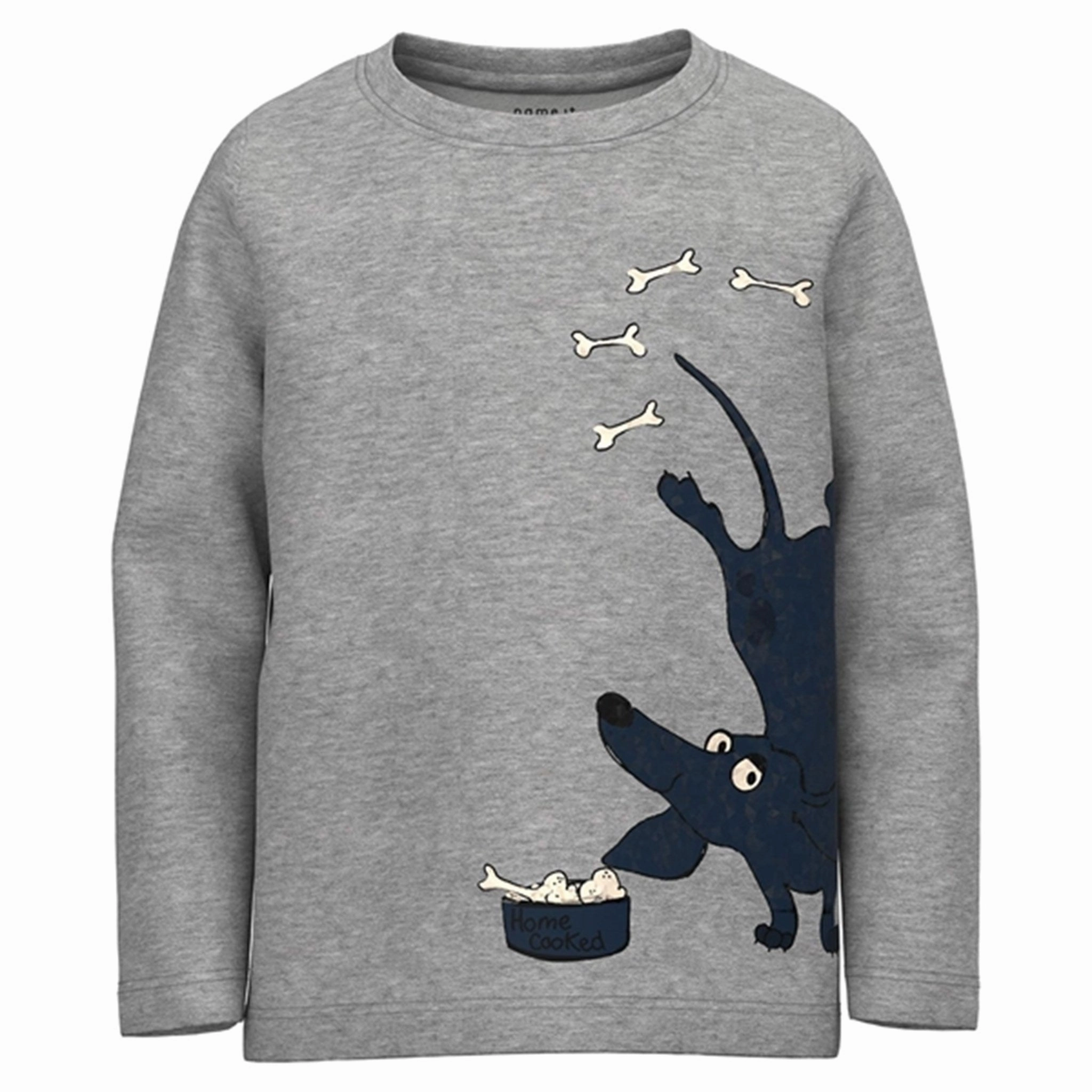 Oversized style Name it Grey Melange Brian Blouse