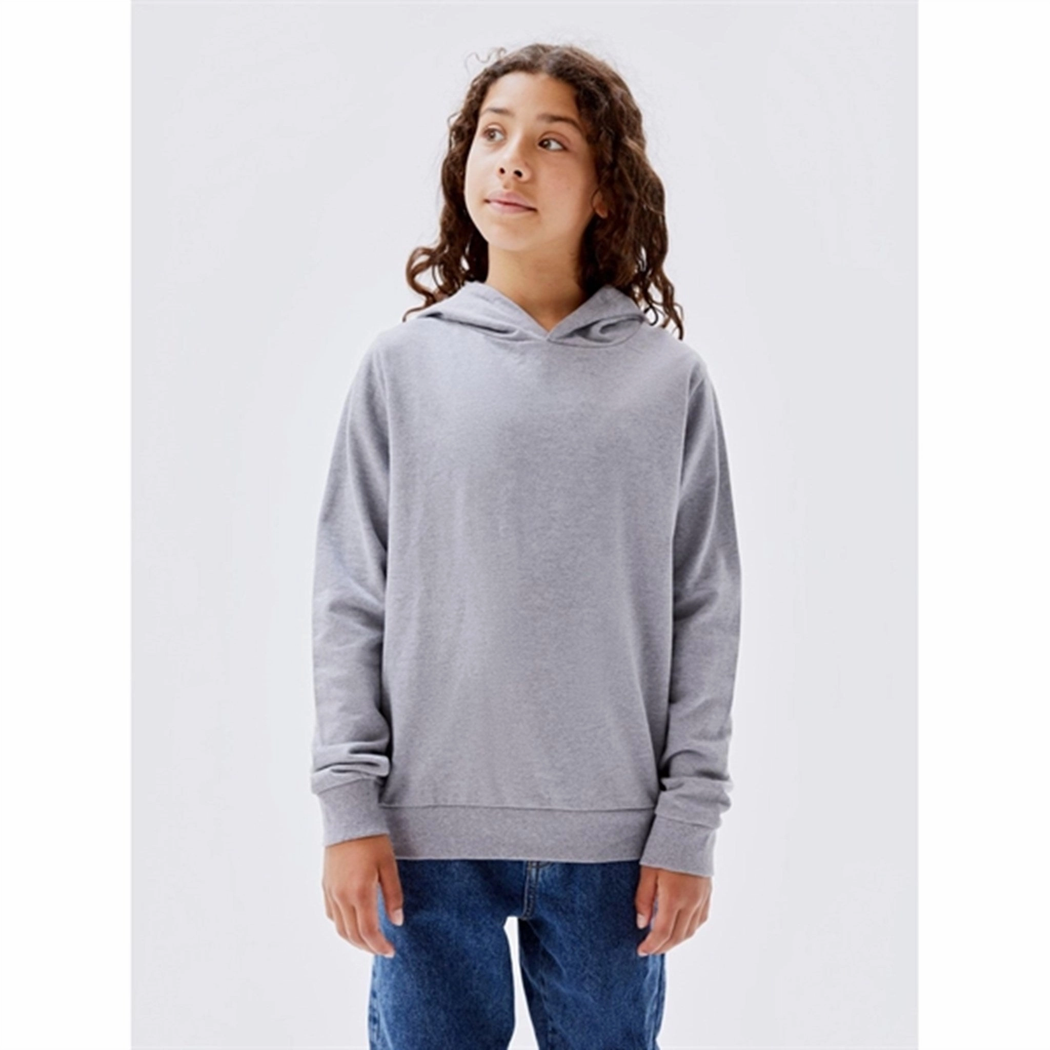 All-day Comfort Name It Grey Melange Hoodie