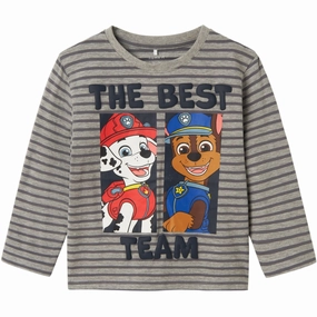 Name It Grey Melange Jasper Paw Patrol Regular Blouse Versatile Look