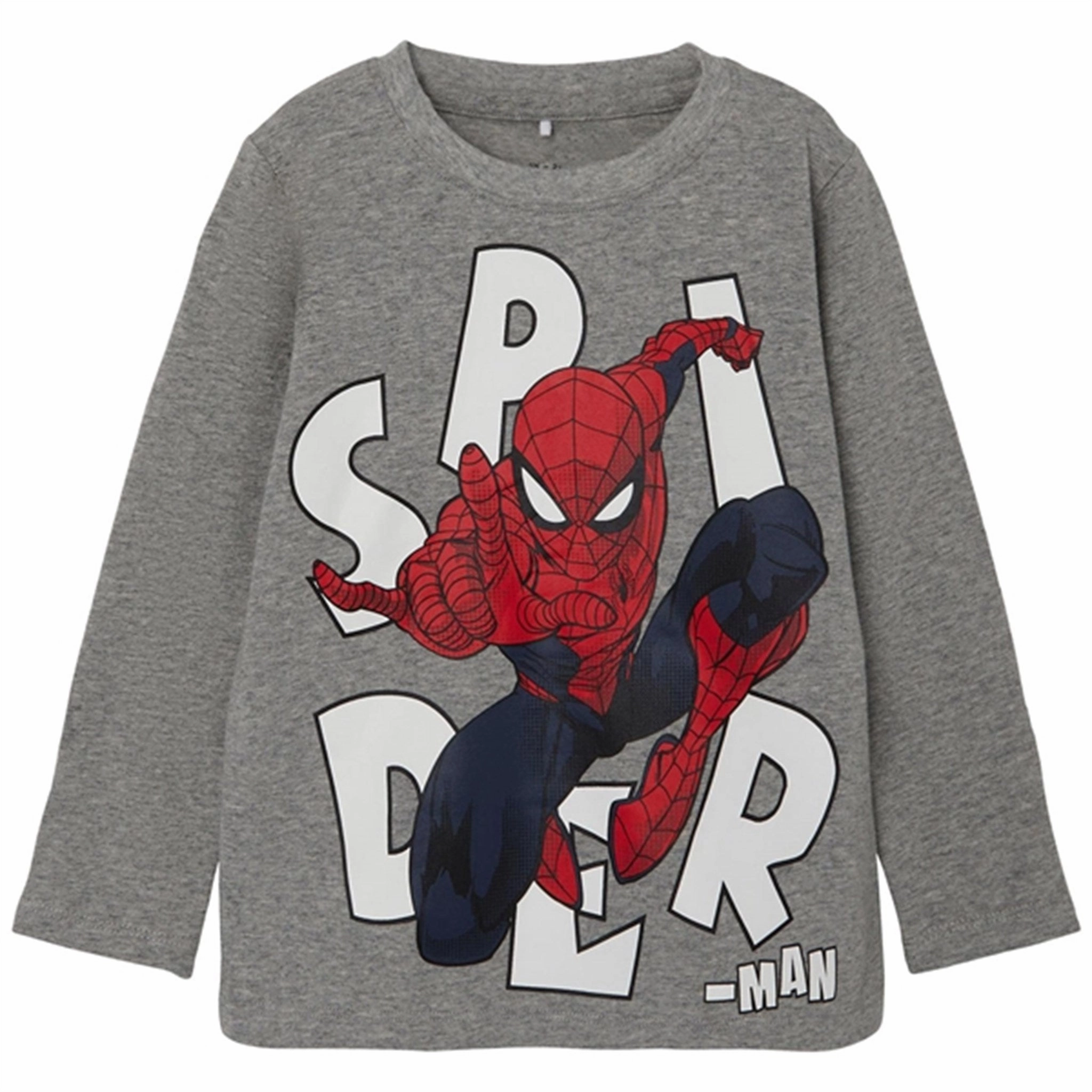 Casual Friday Versatile Style Name it Grey Melange Journey Spiderman Blouse