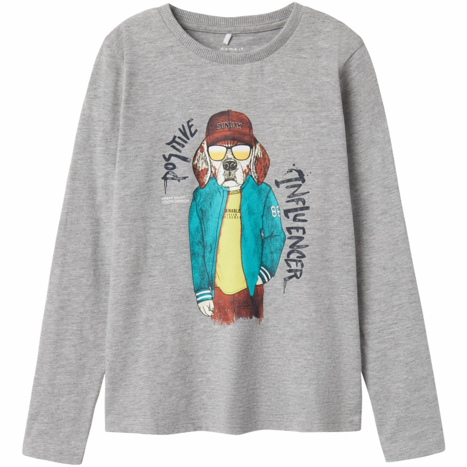 Affordable Fashion Name It Grey Melange Semons Regular Blouse