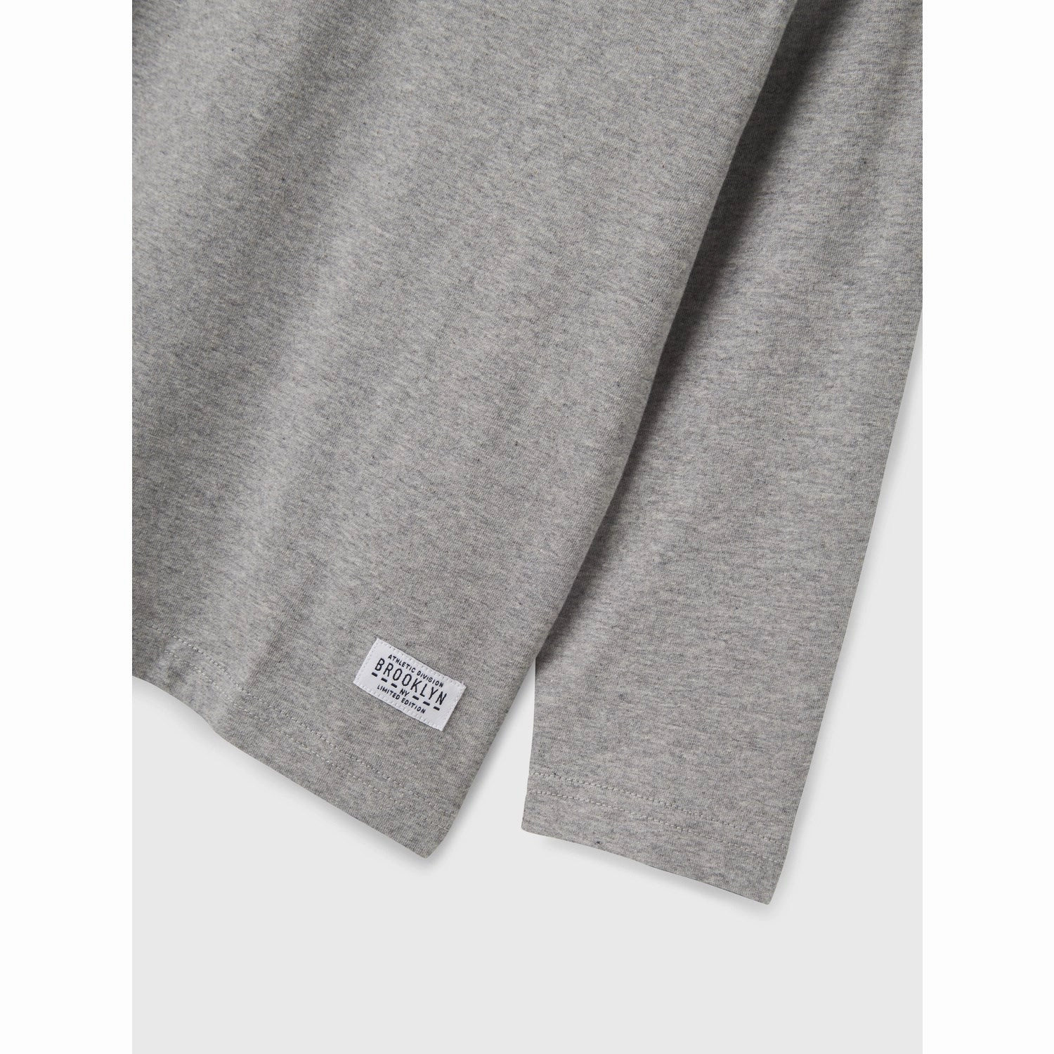 Name It Grey Melange Vimpel Blouse Neutral Tones Hooded Neckline