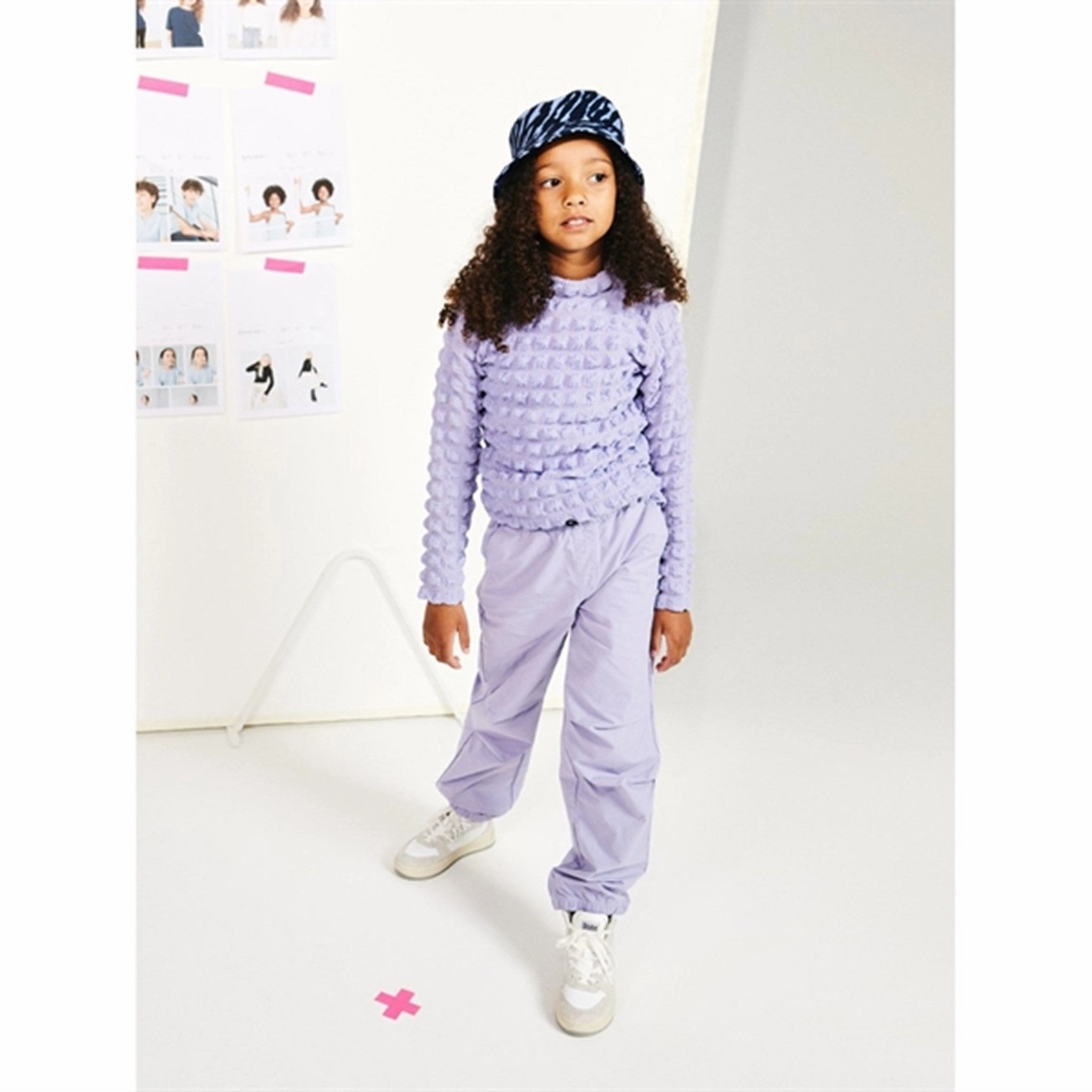 Abstract art Mountain Retreat Name it Heirloom Lilac Daboble Blouse