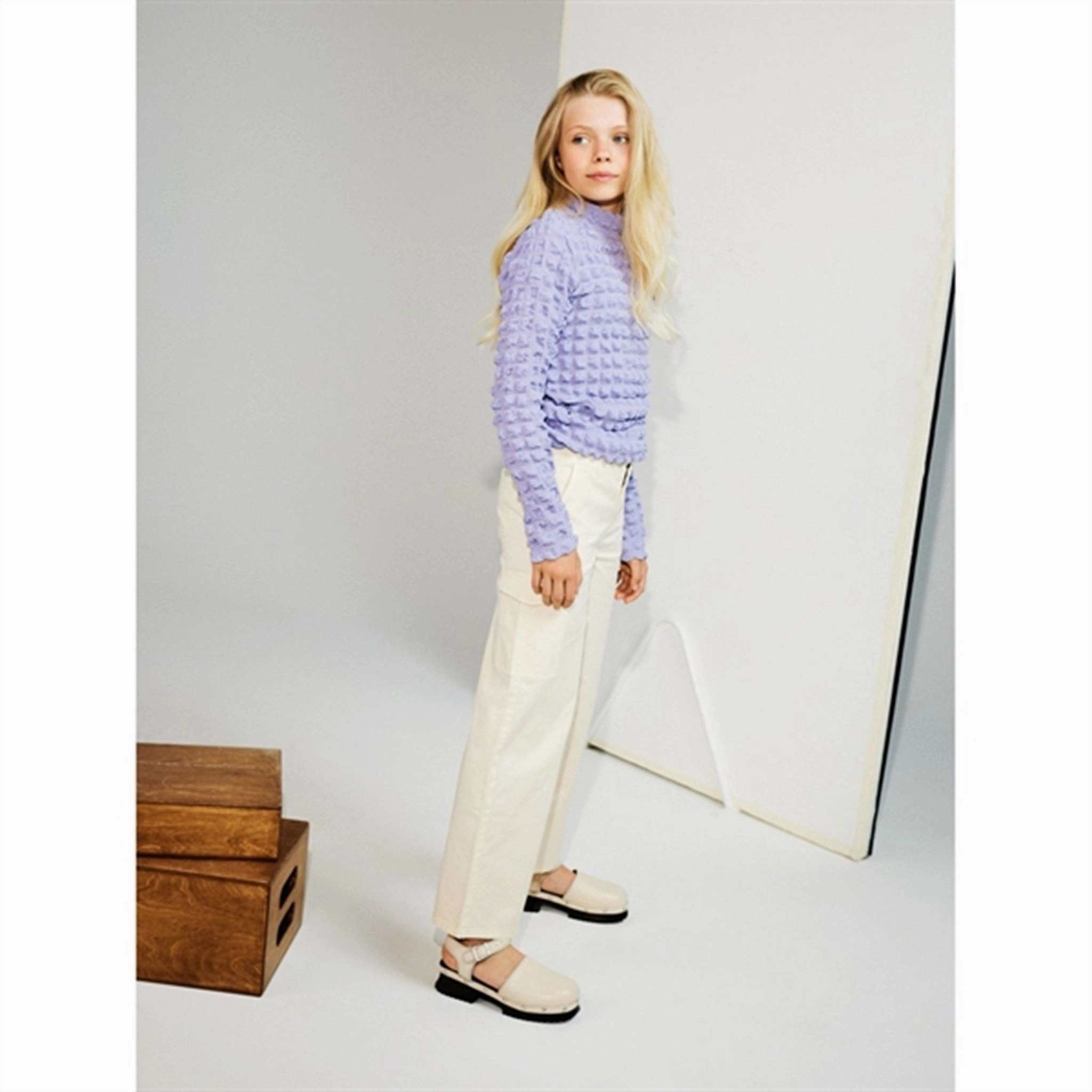 Thermoregulating Fabric Name it Heirloom Lilac Daboble Blouse