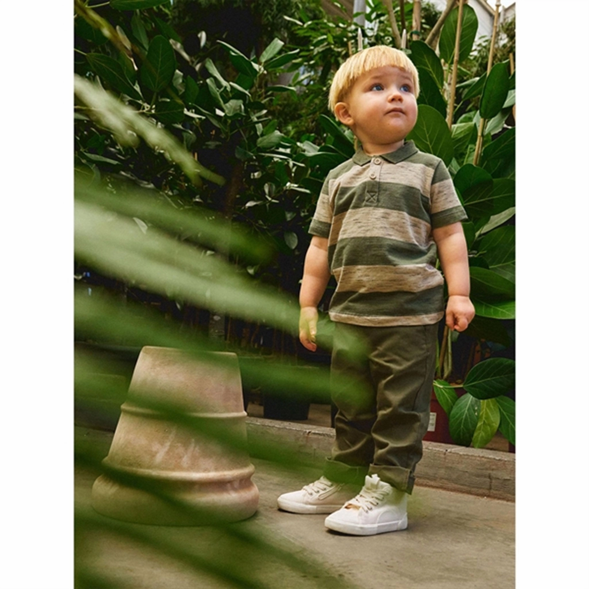 Yarn Dyed Collar Name it Humus Dirk Polo