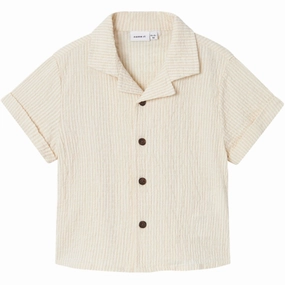 High-Quality Fabric Workwear Style Name It Humus/Jet Stream Fedenis Shirt