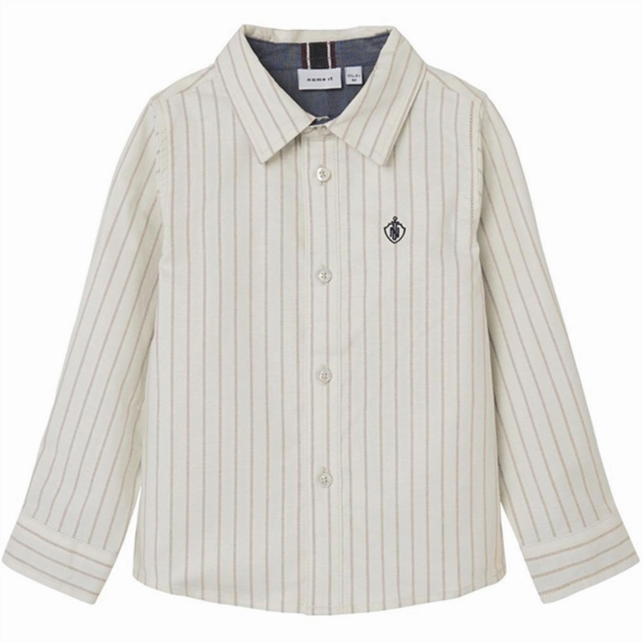 Name it Humus Stripe Fekid Shirt High-End Finish Eco Dye Technique
