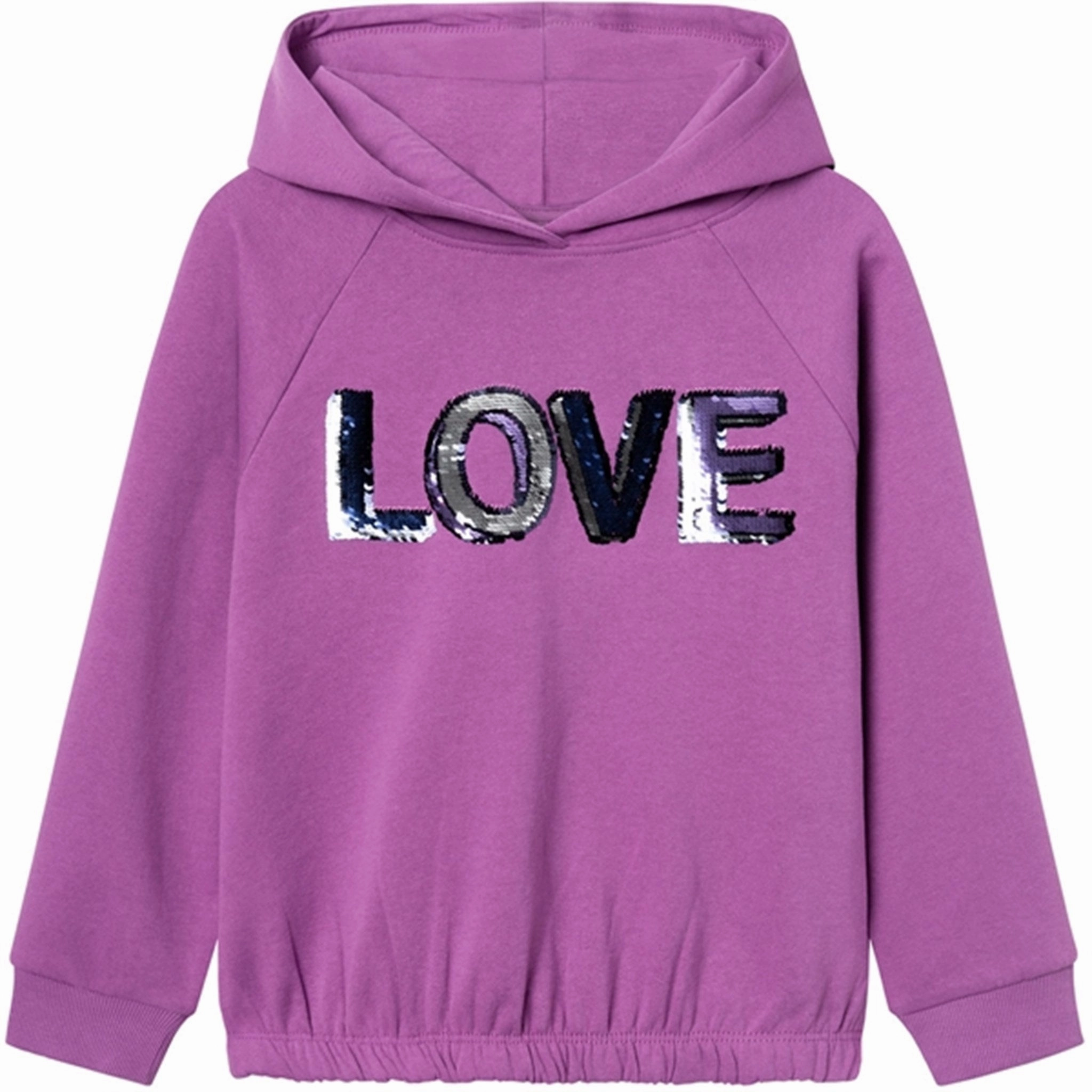 Name it Hyacinth Violet Rida Sweat Hoodie Smooth Zipper Glide Urban Energy