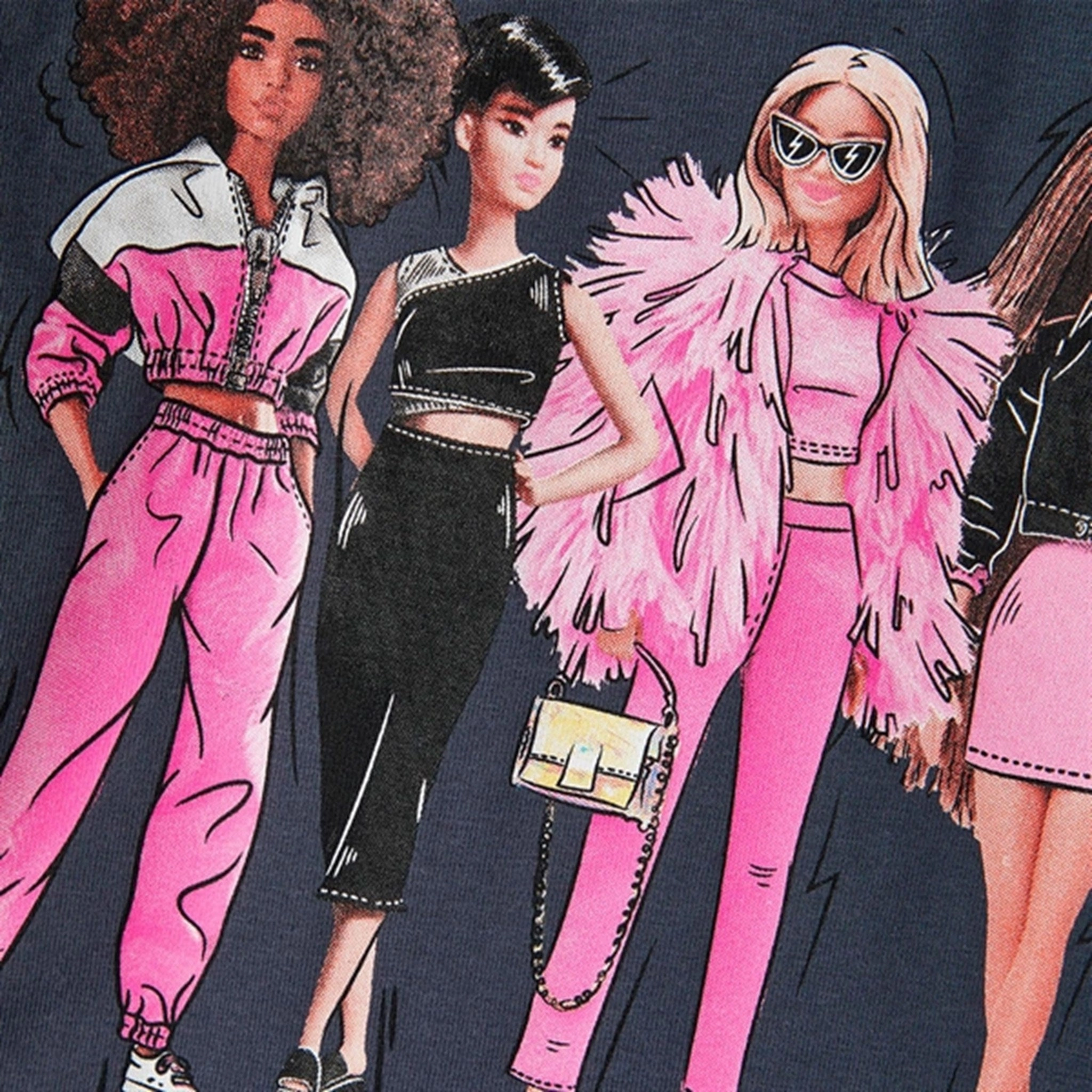 Name it India Ink Alina Barbie Blouse Bold colors