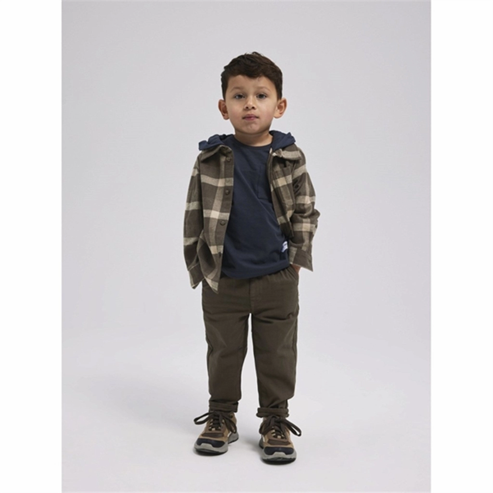 Seamless Shoulder Construction Warm Insulation Name it India Ink Baldurm Blouse